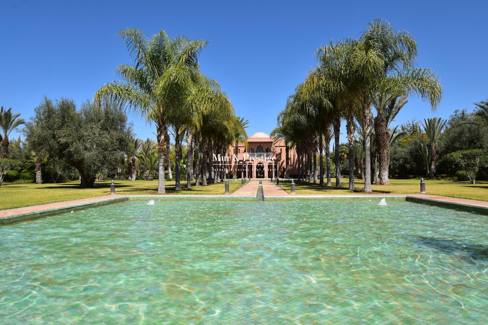 Palais en vente à Marrakech sur 4 hectares - Agence Immobilière 