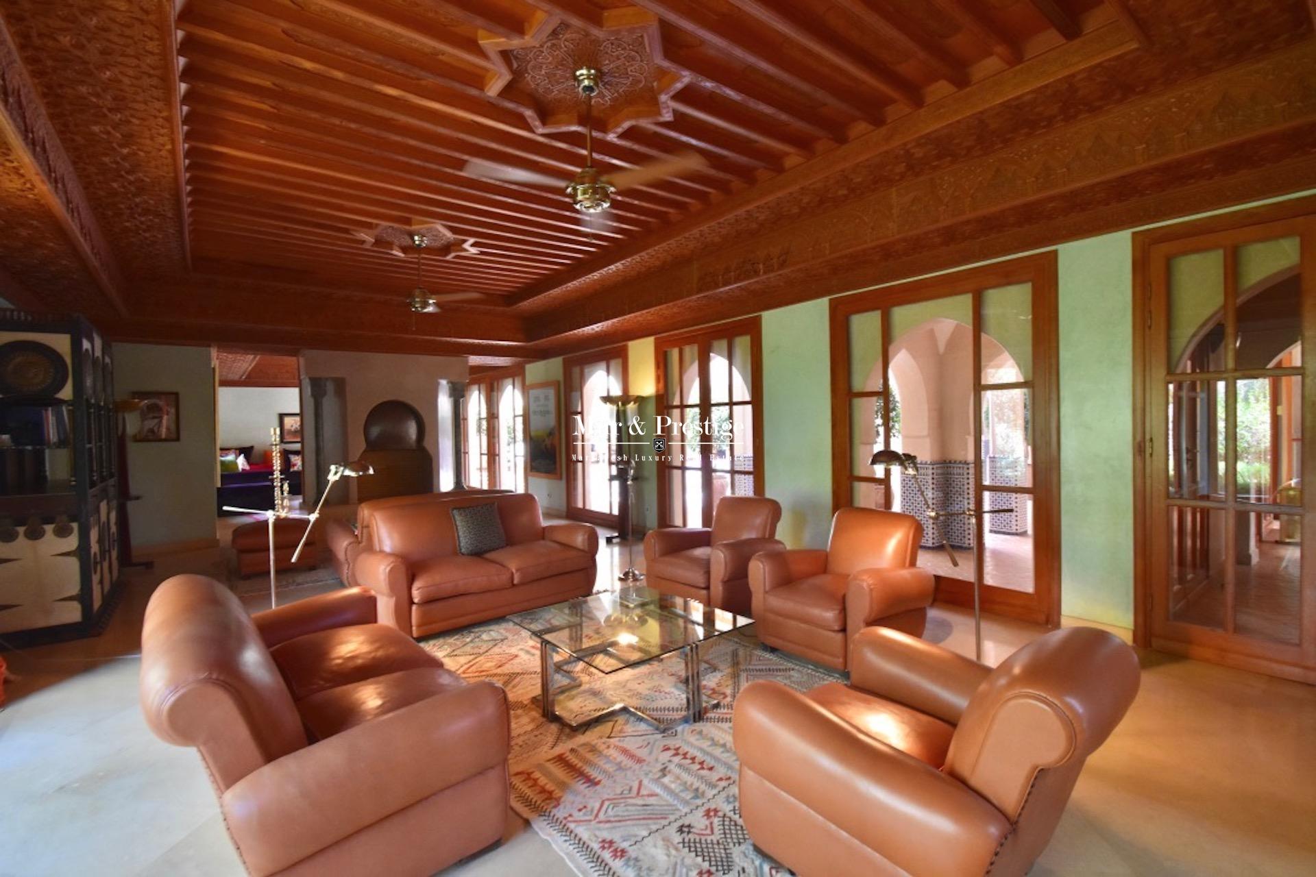 Palais en vente à Marrakech sur 4 hectares - Agence Immobilière 