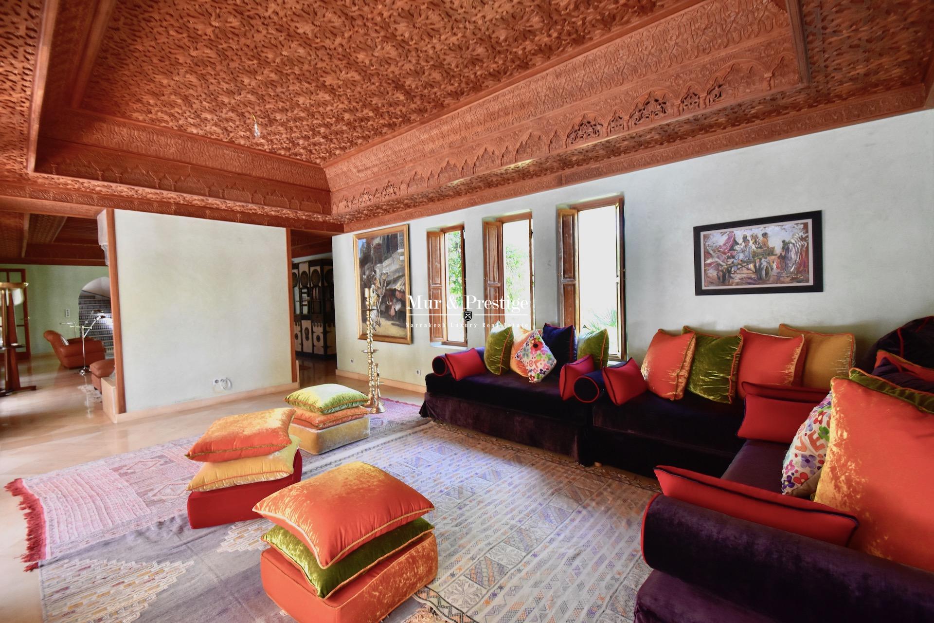 Palais en vente à Marrakech sur 4 hectares - Agence Immobilière 