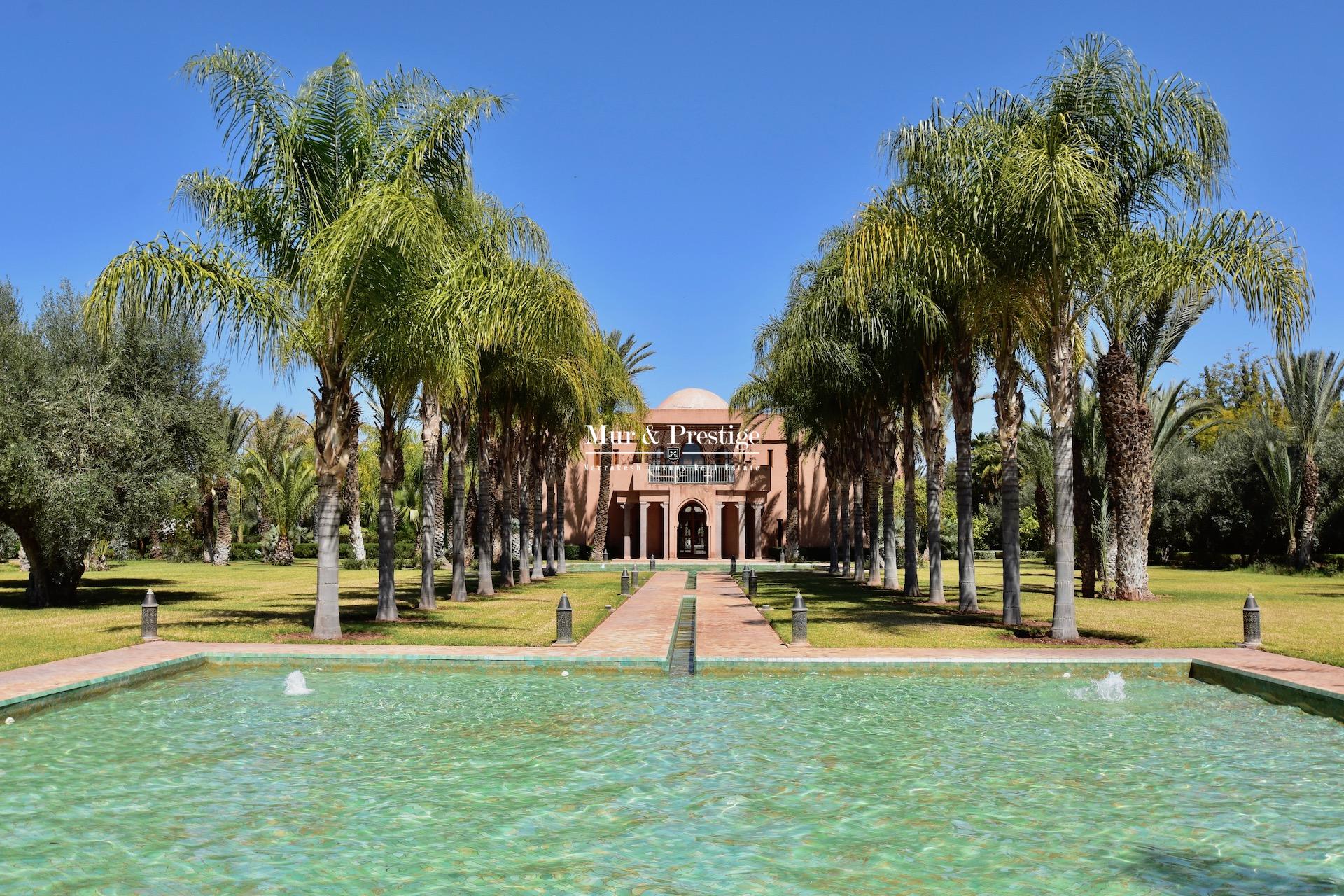 Palais en vente à Marrakech sur 4 hectares - Agence Immobilière 