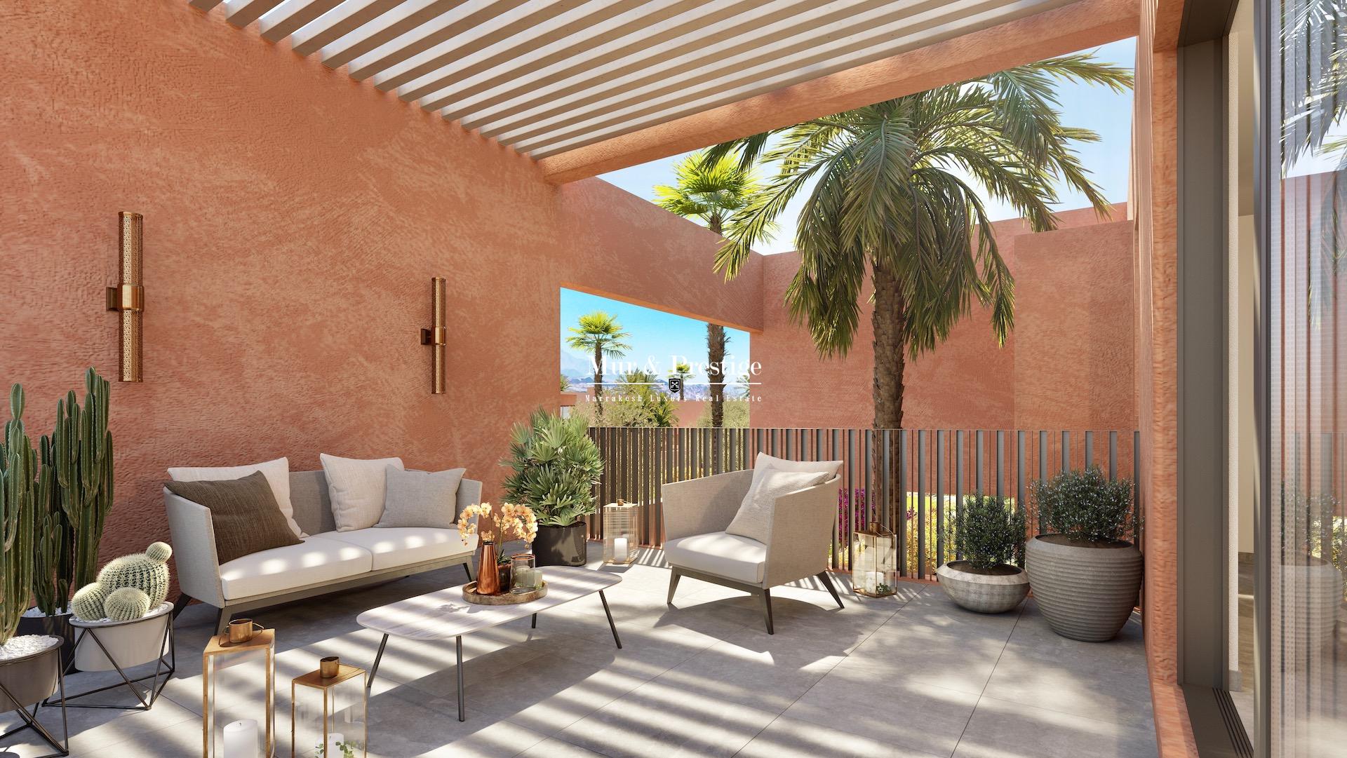 Agence immobilière Marrakech : Maison neuve à vendre sur la route de l’Ourika 