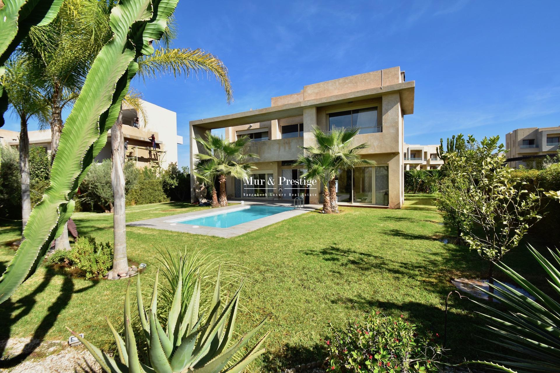 Maison à vendre en première ligne de golf  à Marrakech 