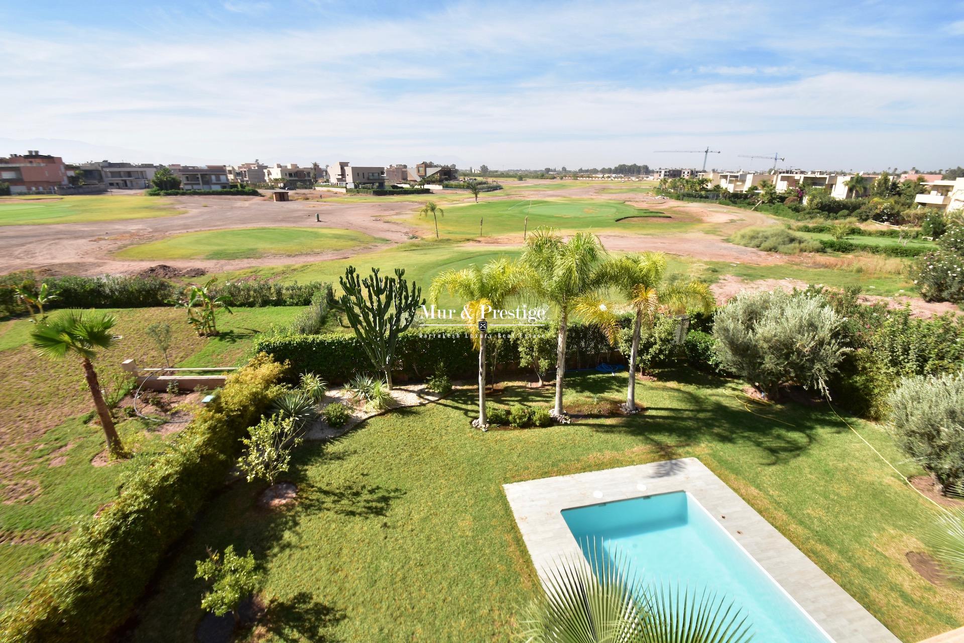 Maison à vendre en première ligne de golf  à Marrakech 