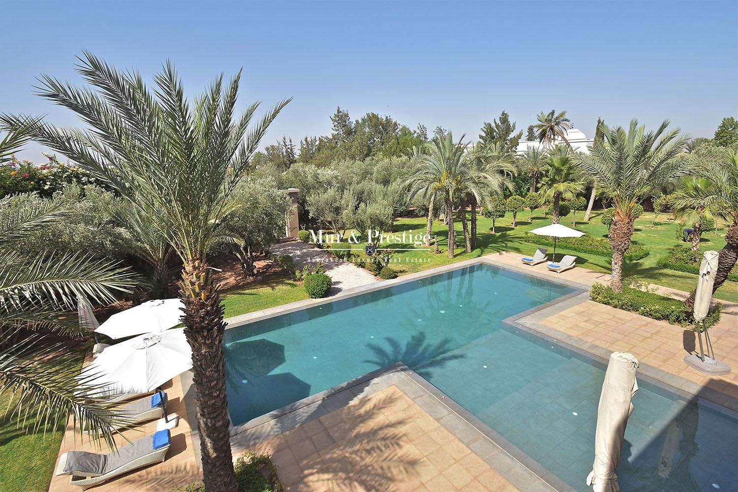Vente d’une villa contemporaine a Marrakech 