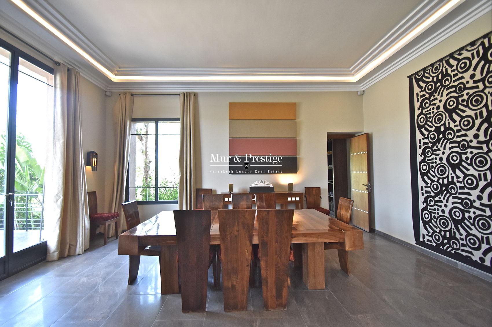 Vente d’une villa contemporaine a Marrakech 