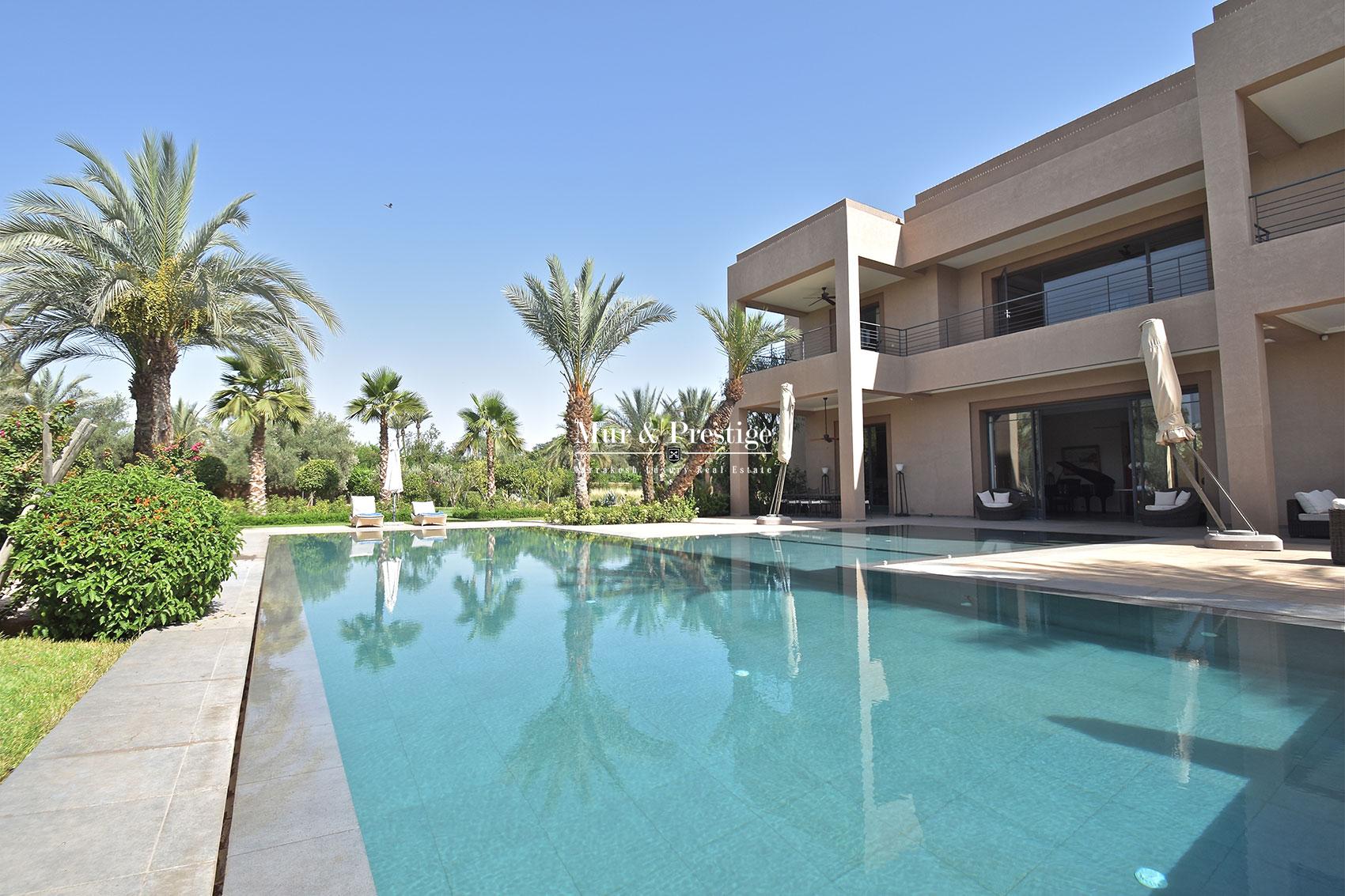 Vente d’une villa contemporaine a Marrakech 