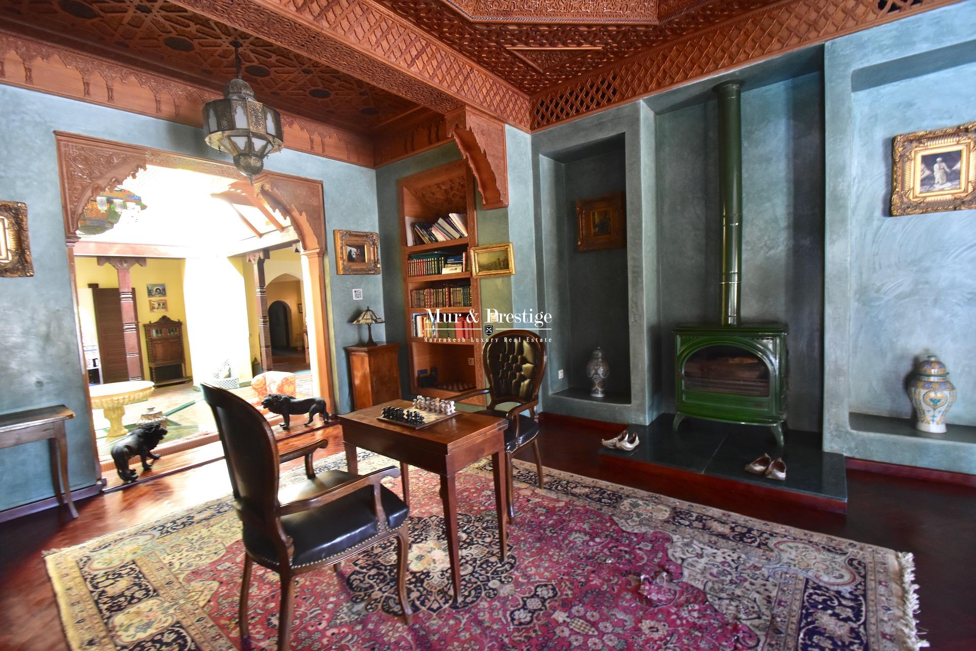 Agence Immobilière Marrakech - Palais à la vente à la Palmeraie de Marrakech 
