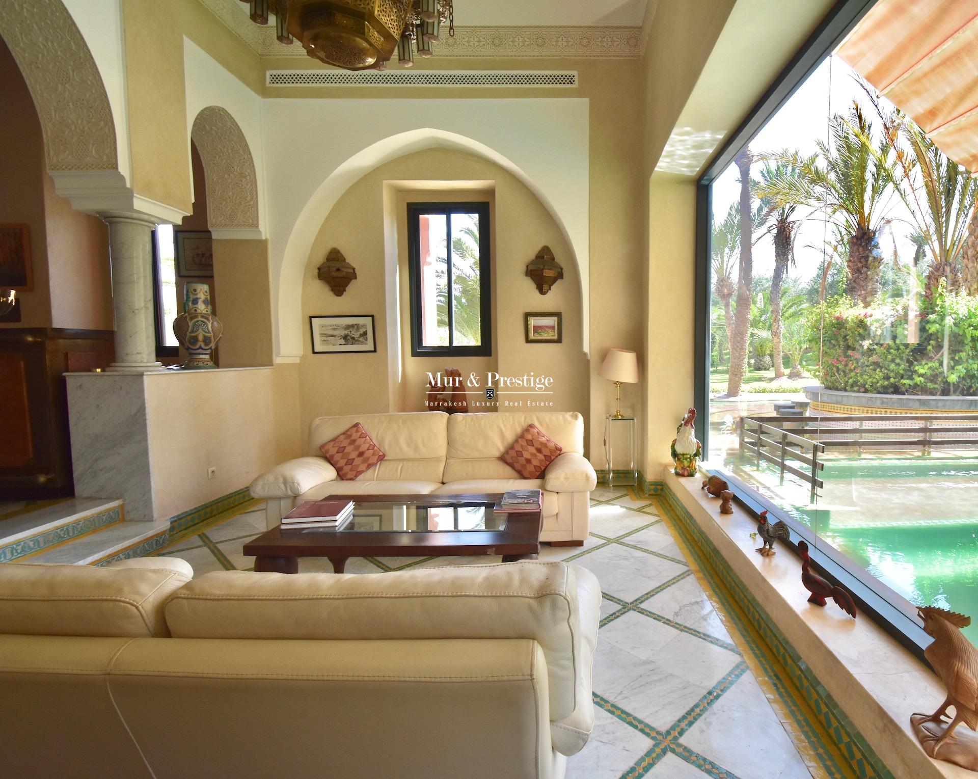 Agence Immobilière Marrakech - Palais à la vente à la Palmeraie de Marrakech 