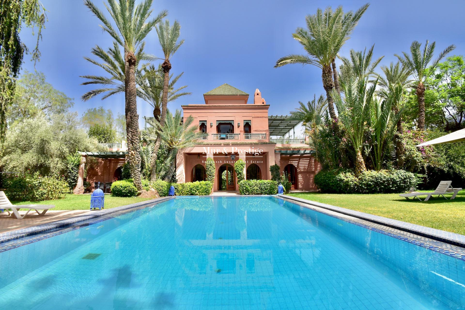 Maison de caractère à louer au coeur de la Palmeraie Marrakech  