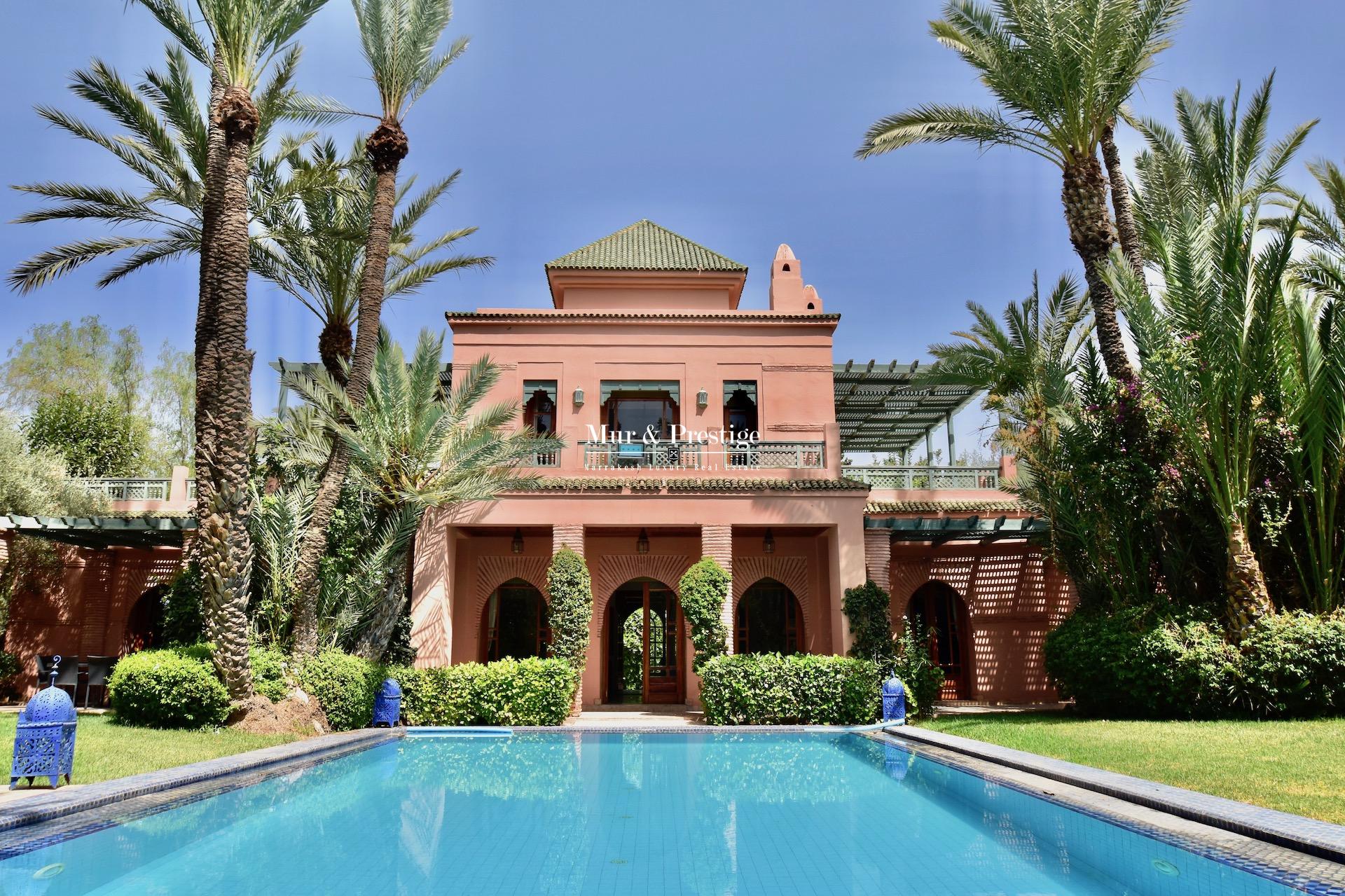 Maison de caractère à louer au coeur de la Palmeraie Marrakech  