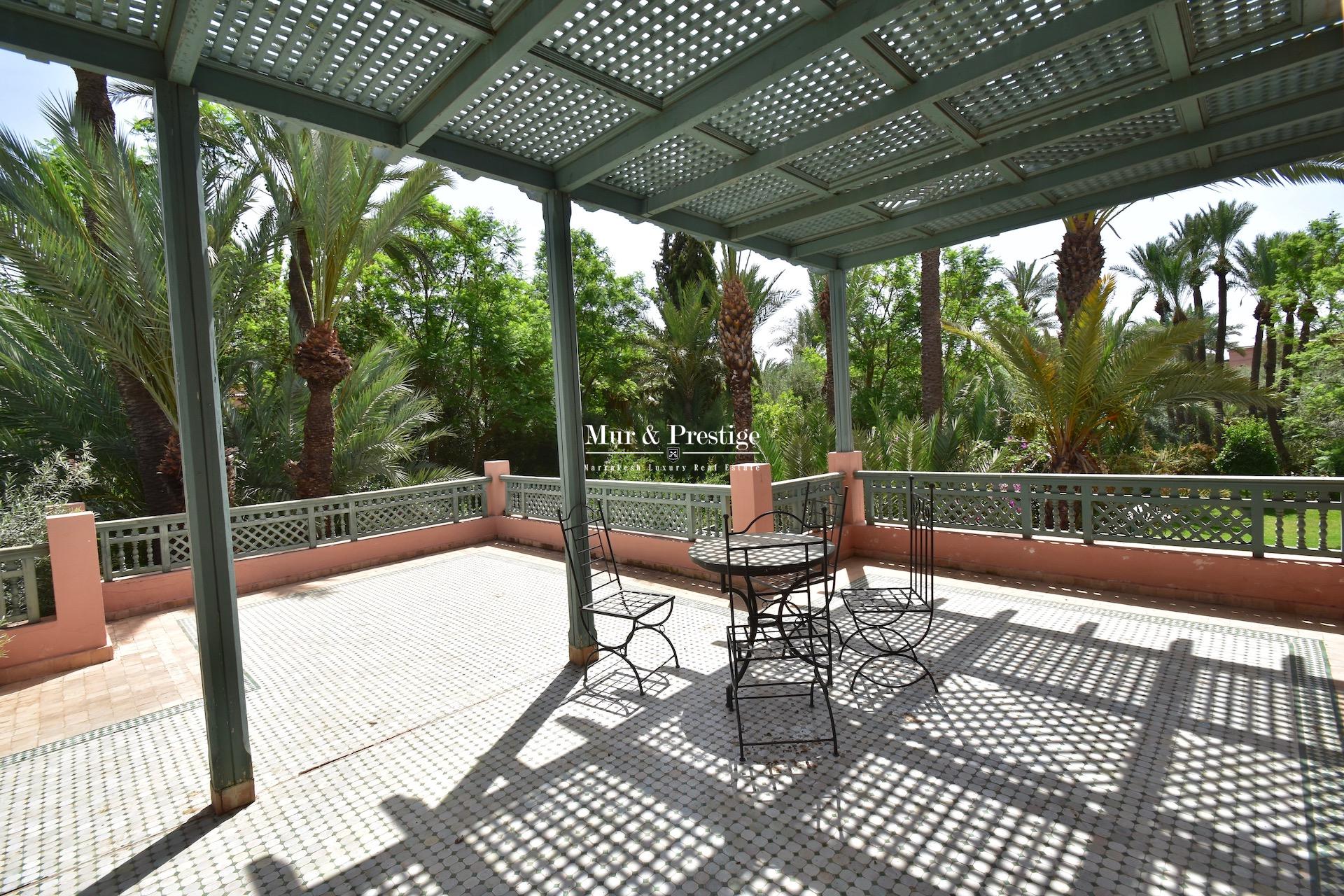 Maison de caractère à louer au coeur de la Palmeraie Marrakech  