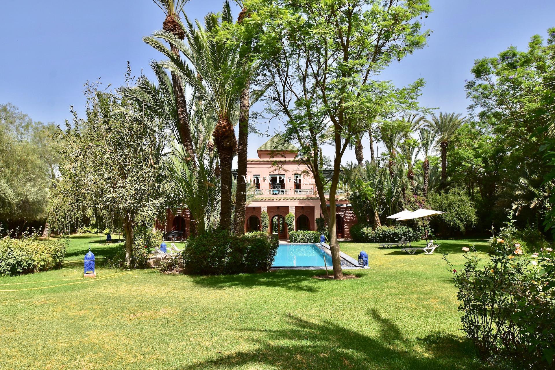 Maison de caractère à louer au coeur de la Palmeraie Marrakech  