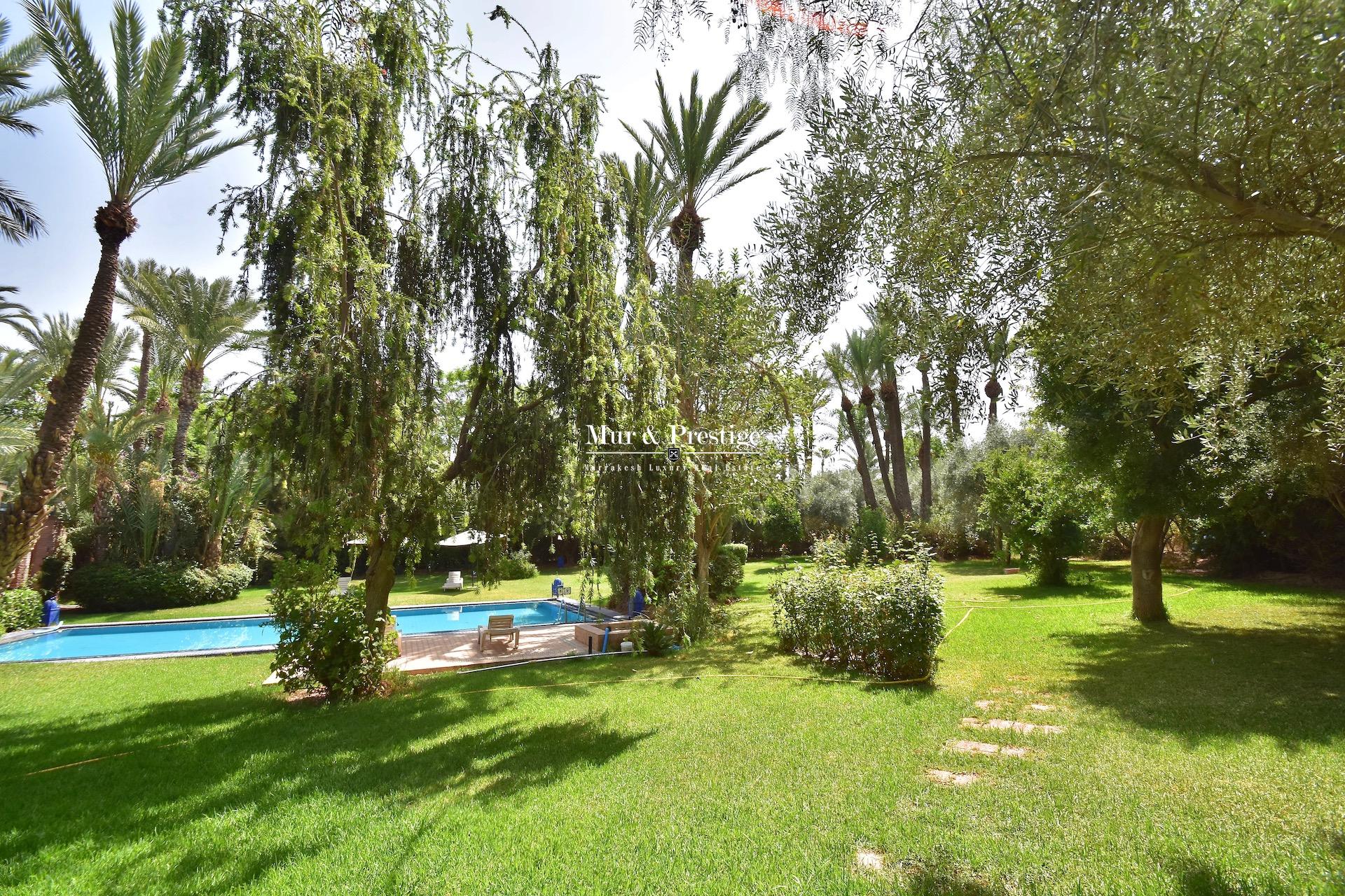 Maison de caractère à louer au coeur de la Palmeraie Marrakech  