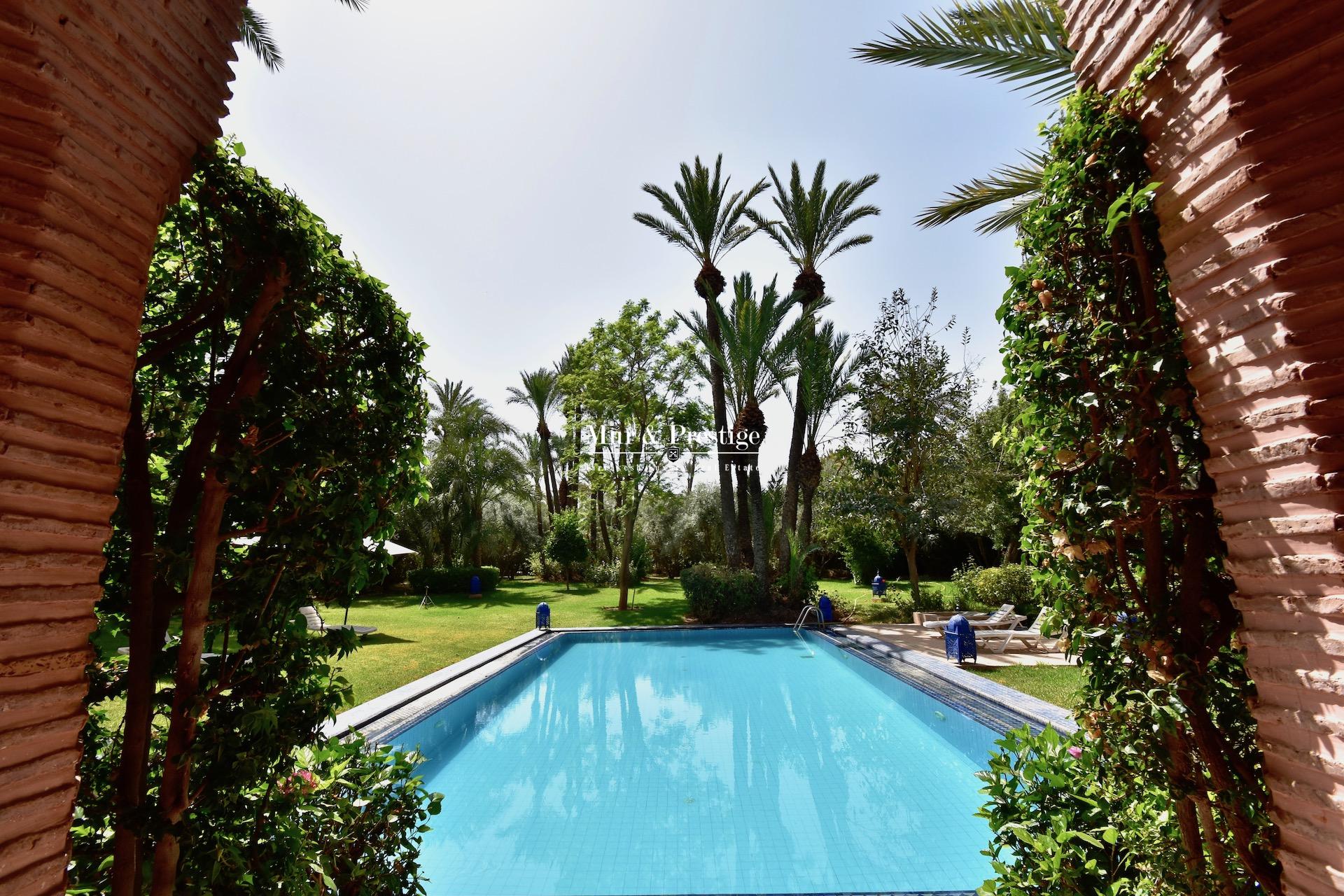 Maison de caractère à louer au coeur de la Palmeraie Marrakech  