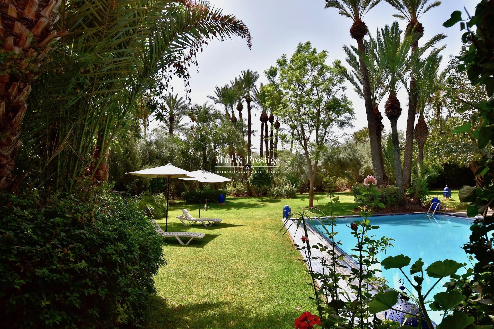 Maison de caractère à louer au coeur de la Palmeraie Marrakech  