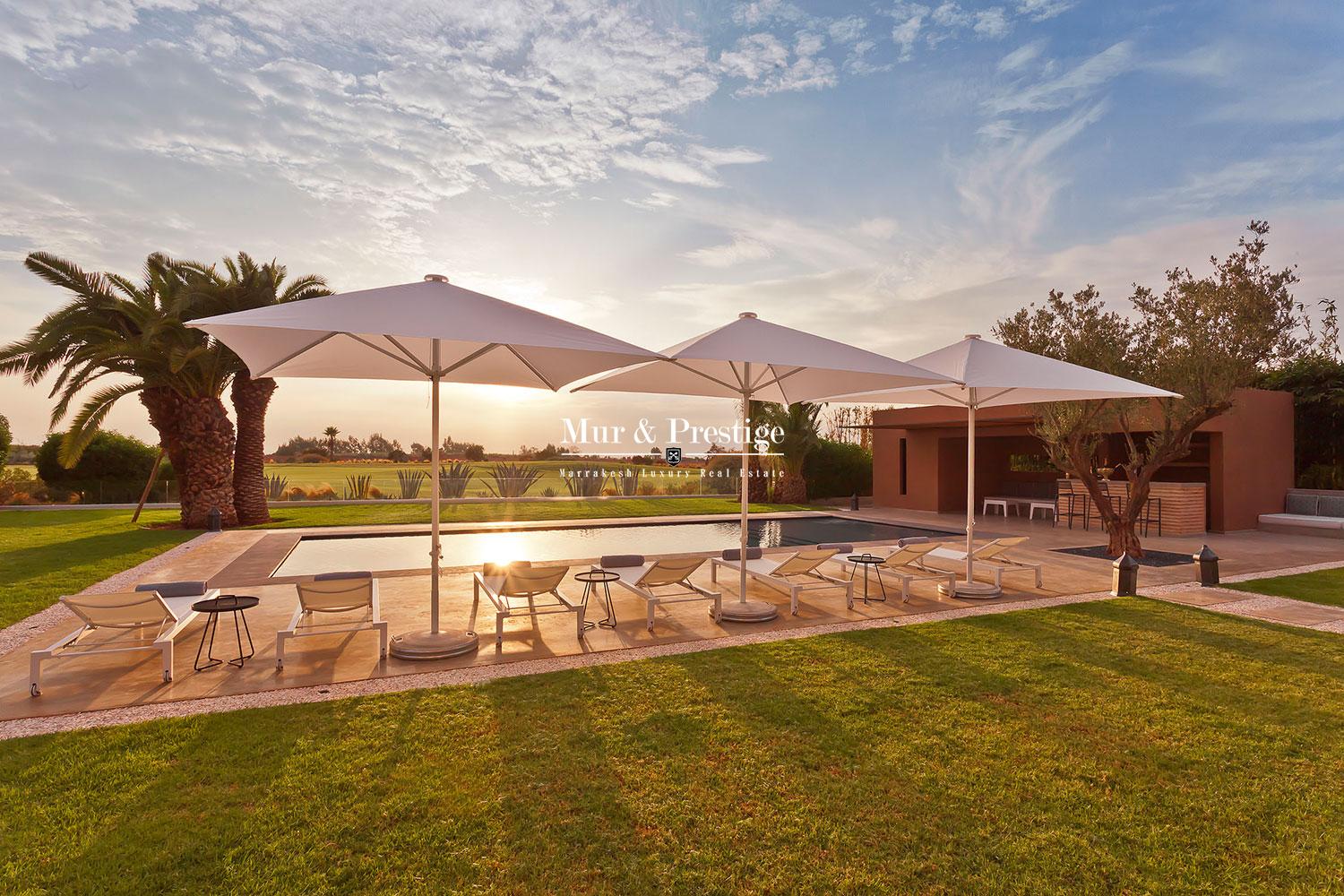 Splendide villa sur golf à vendre à Marrakech 