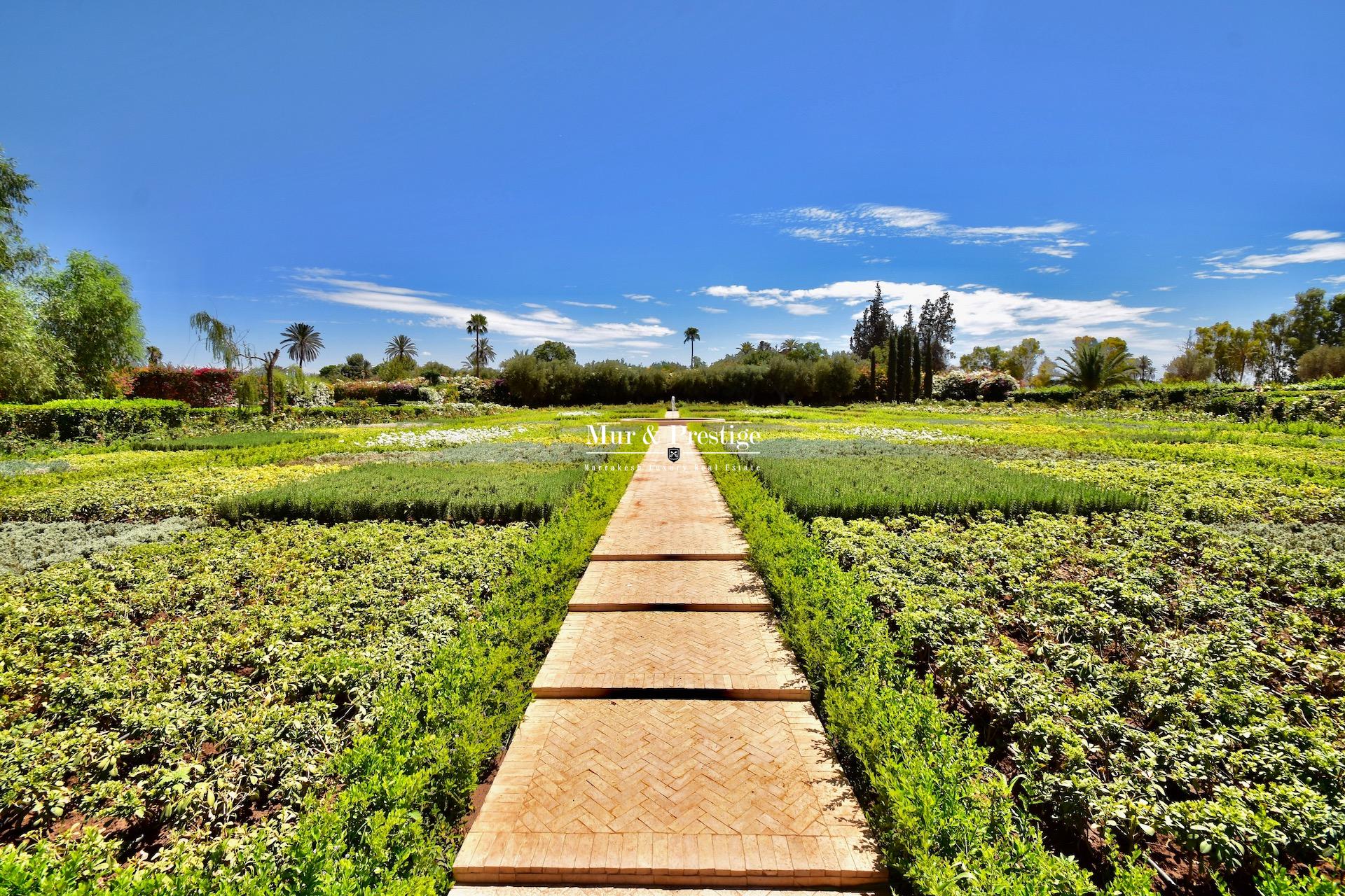 Palais de 1 hectare à vendre sur Golf à Marrakech