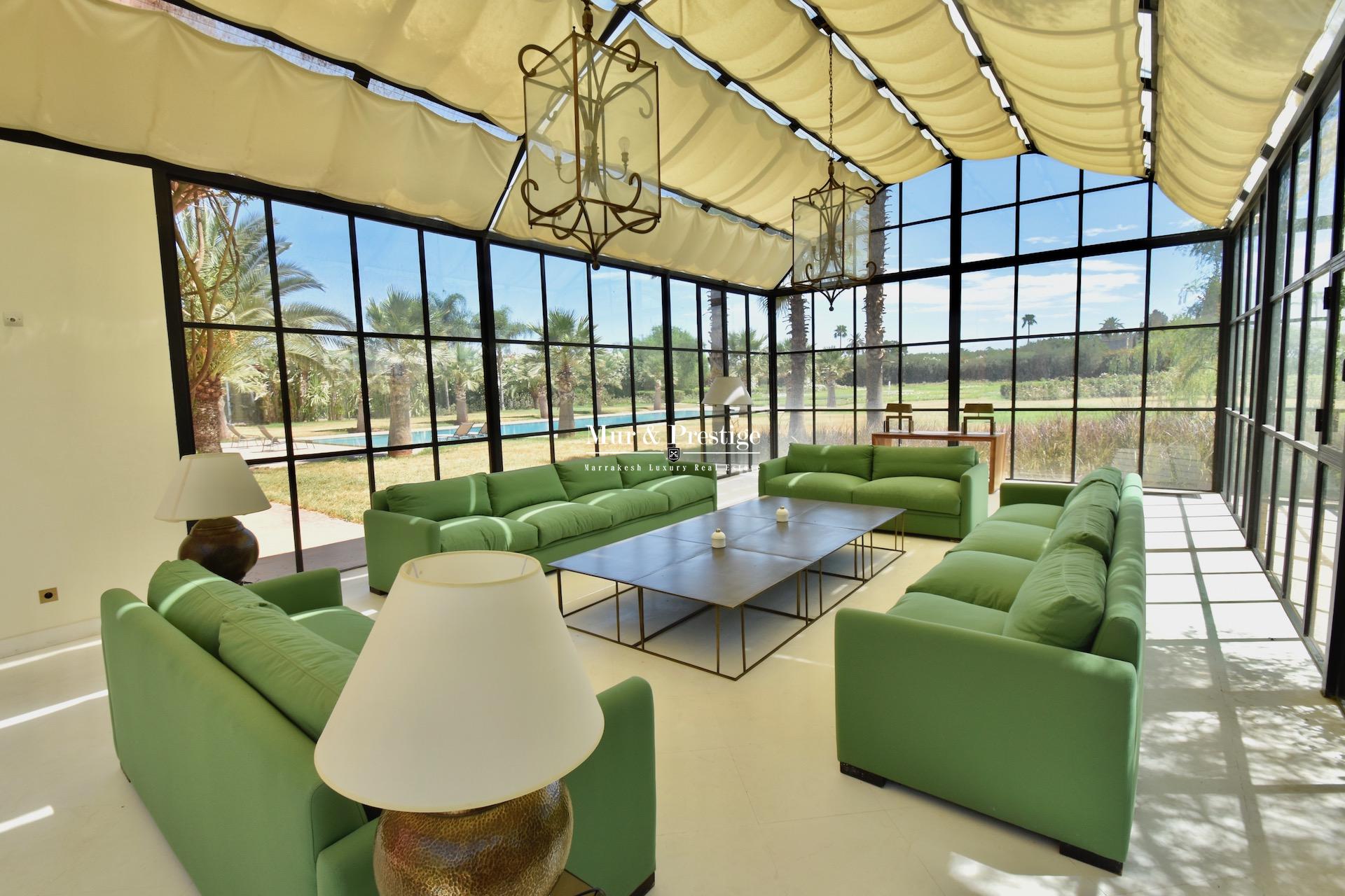 Palais de 1 hectare à vendre sur Golf à Marrakech