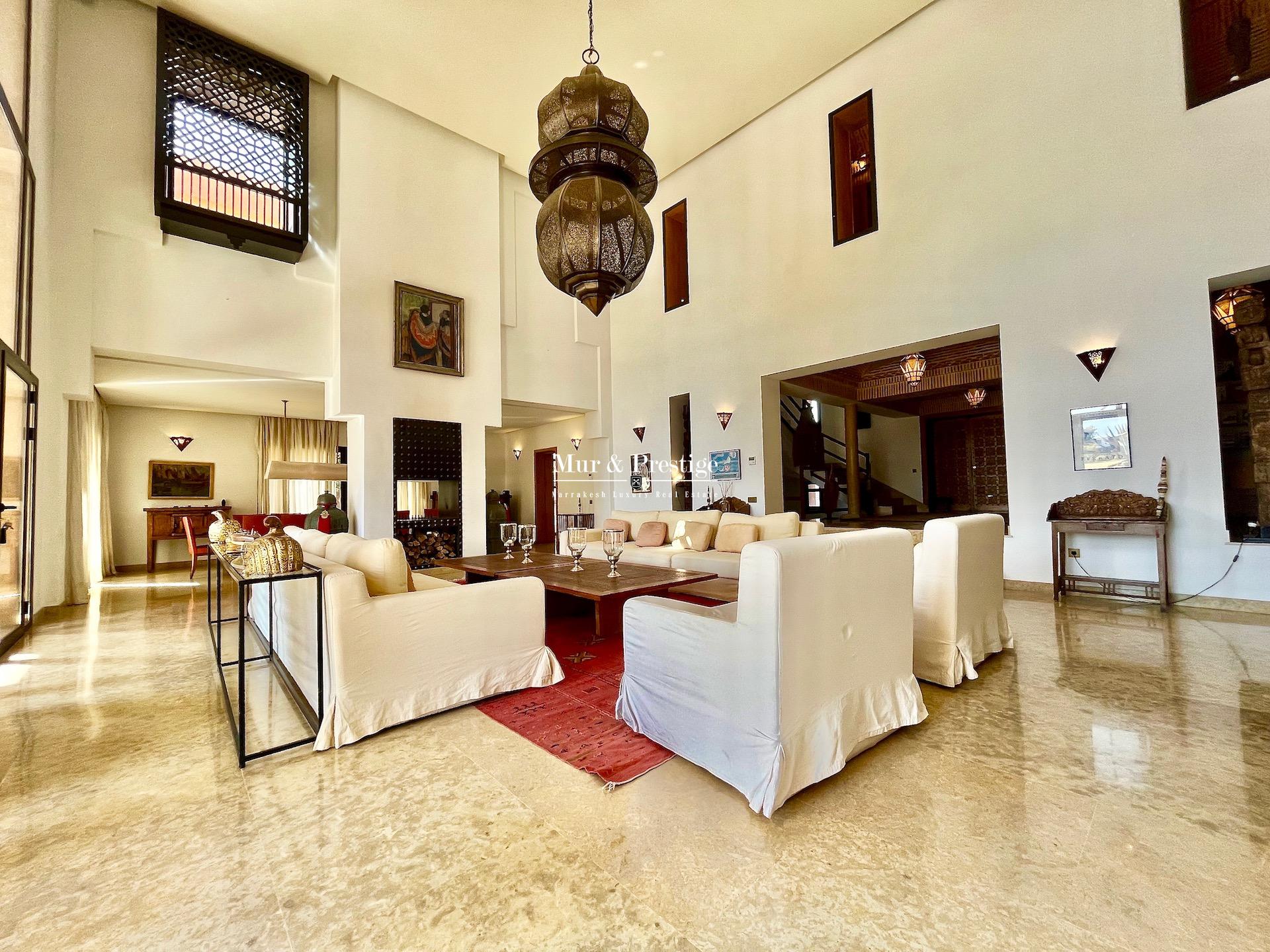 Maison en front de golf en vente a Marrakech -