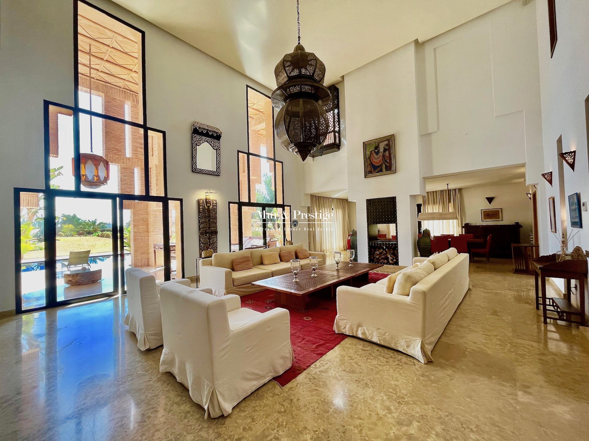 Maison en front de golf en vente a Marrakech -