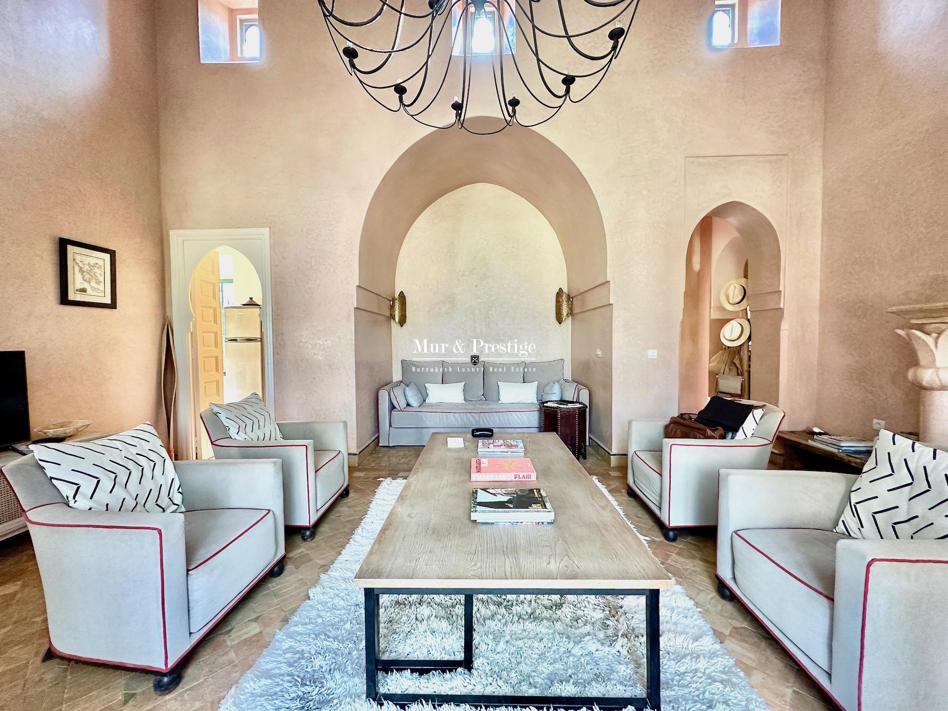 Villa Charles Boccara en vente à Marrakech - Agence Immobilière 
