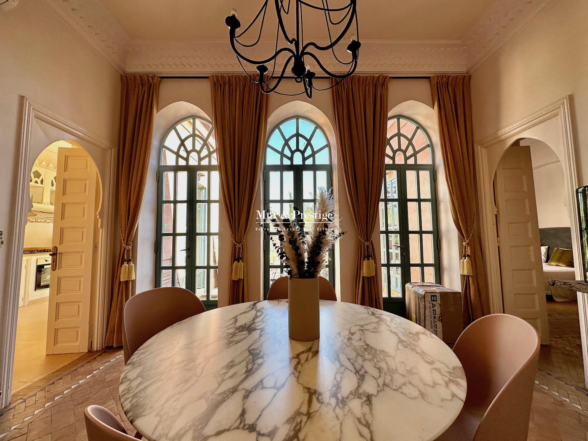 Villa Charles Boccara en vente à Marrakech - Agence Immobilière 
