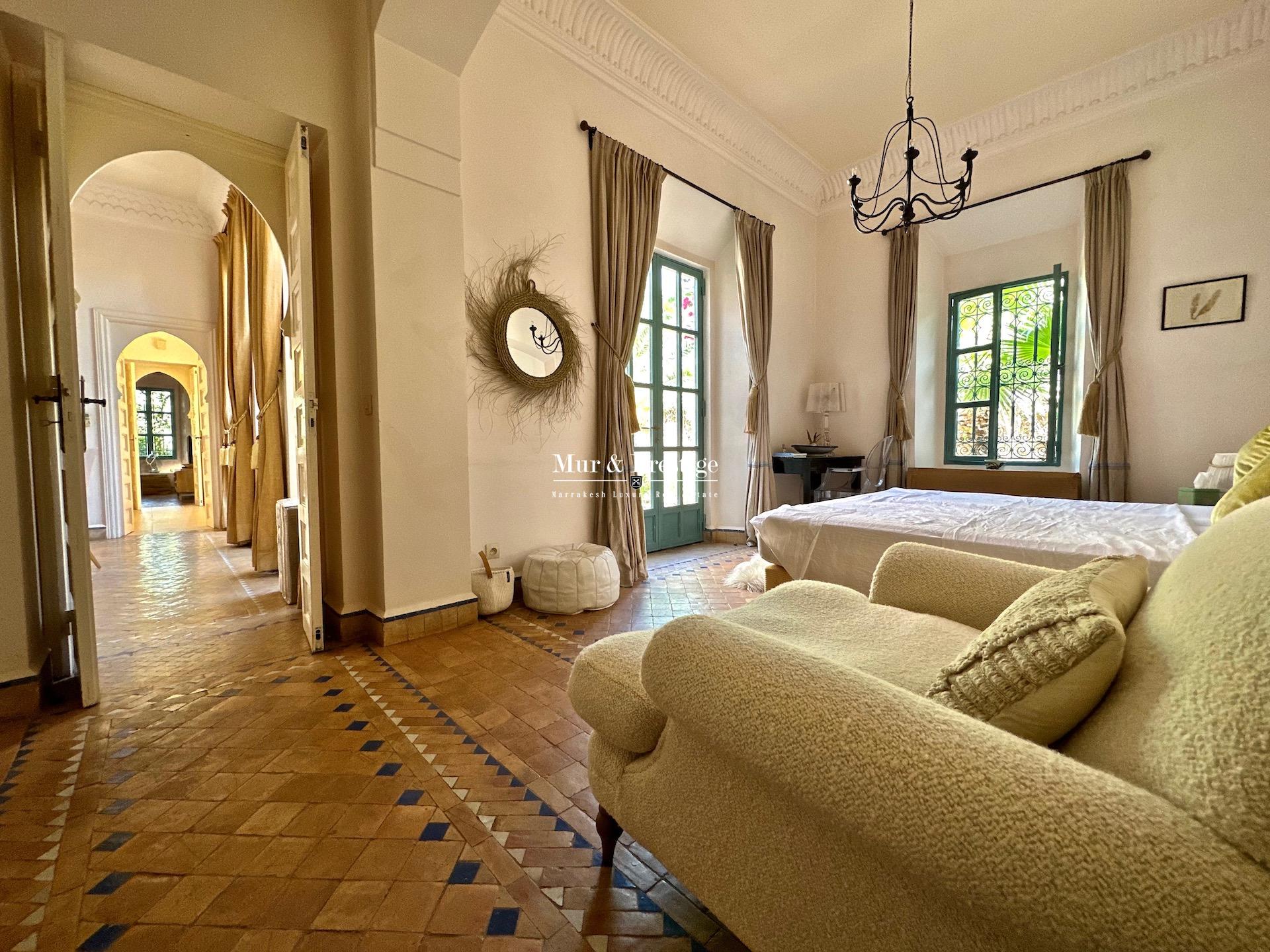 Villa Charles Boccara en vente à Marrakech - Agence Immobilière 