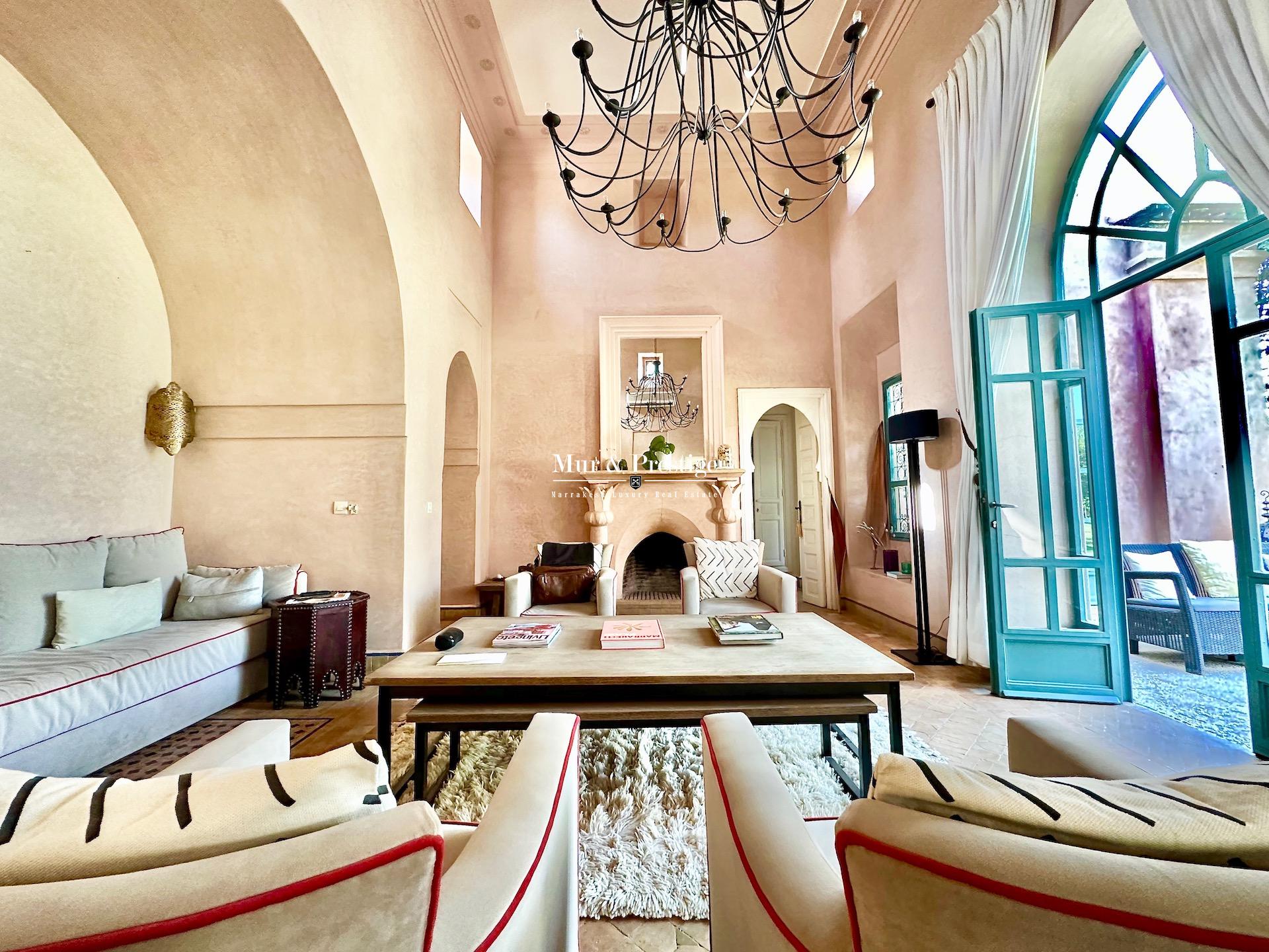 Villa Charles Boccara en vente à Marrakech - Agence Immobilière 