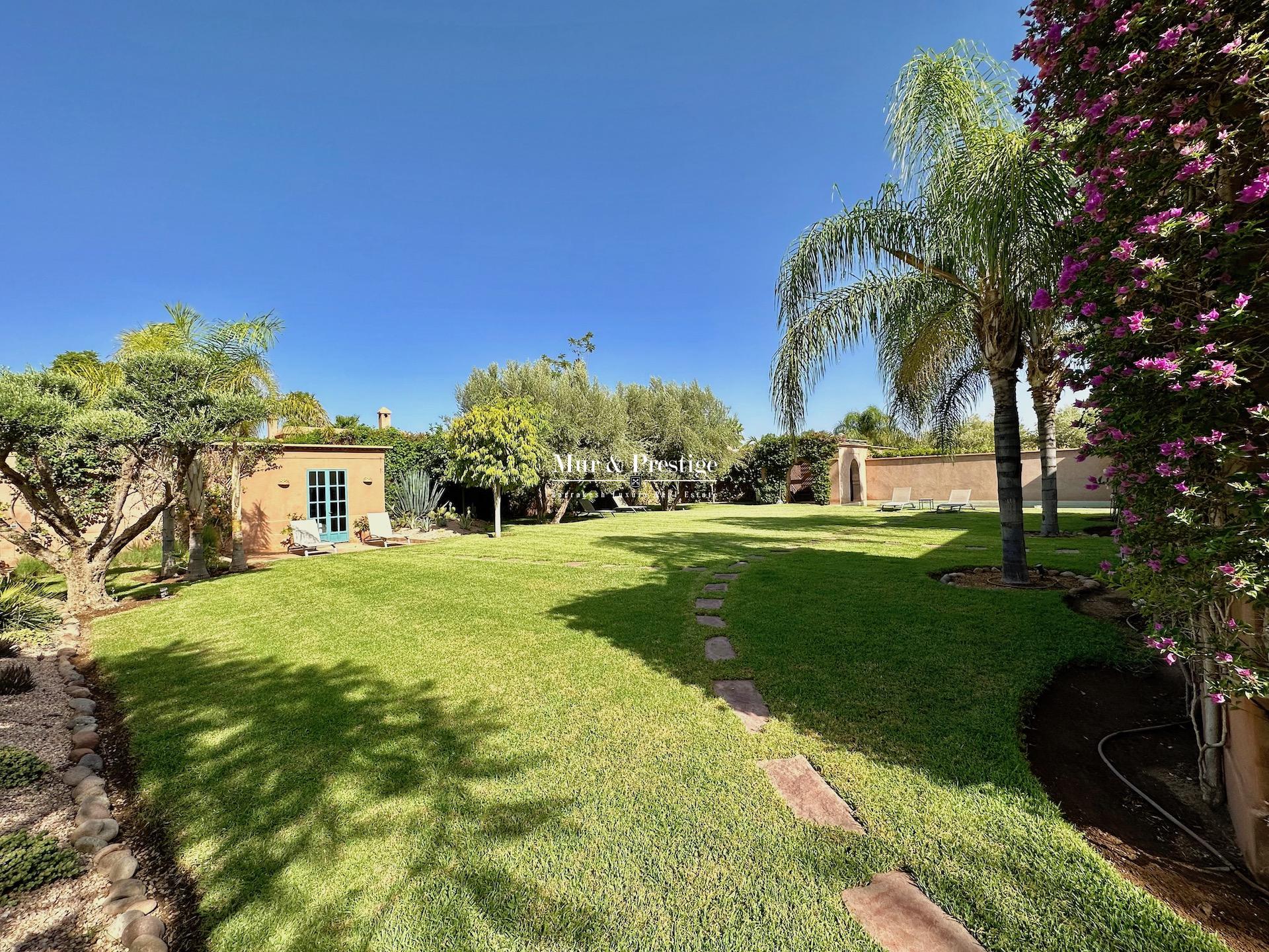 Villa Charles Boccara en vente à Marrakech - Agence Immobilière 