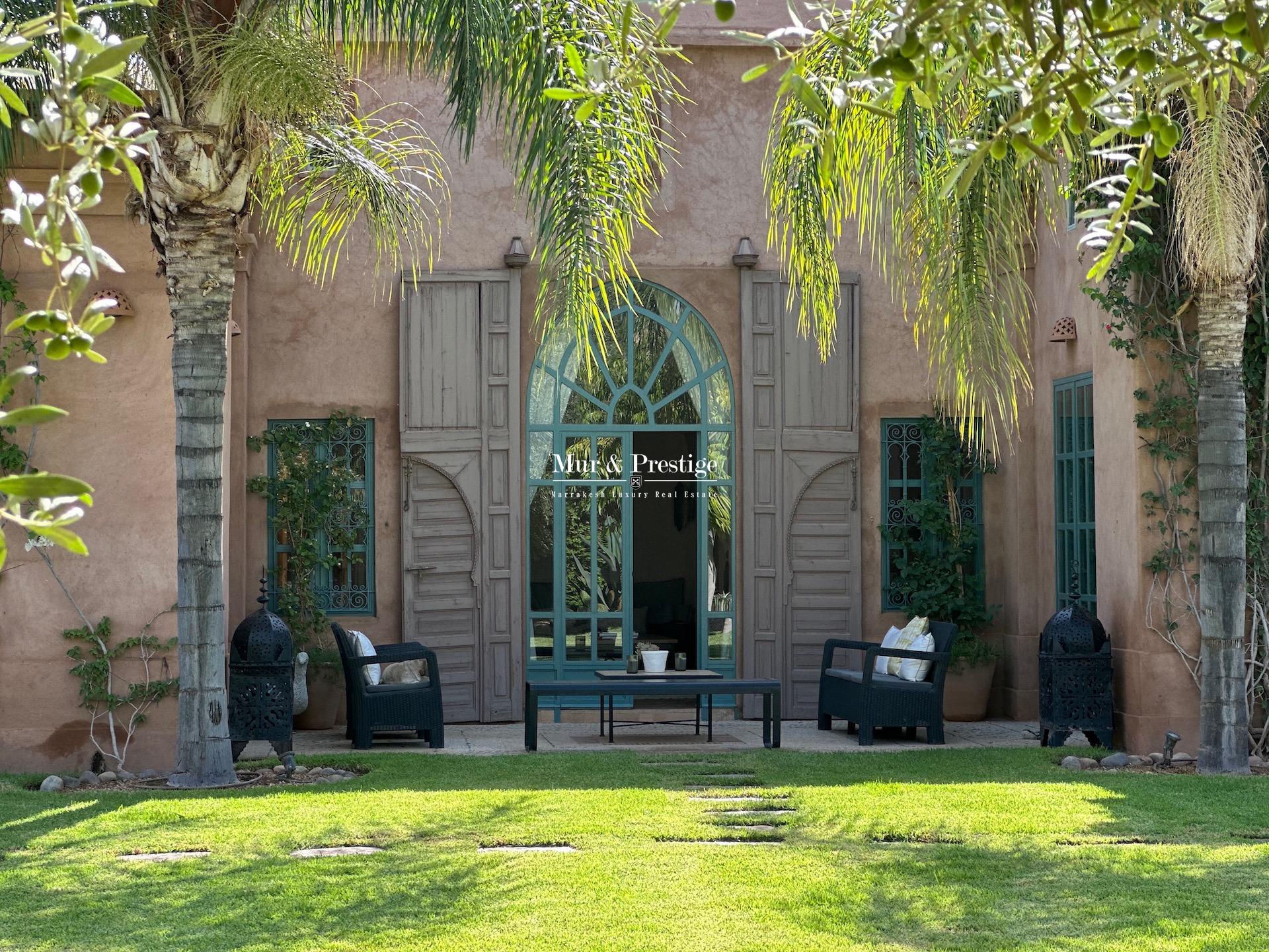 Villa Charles Boccara en vente à Marrakech - Agence Immobilière 