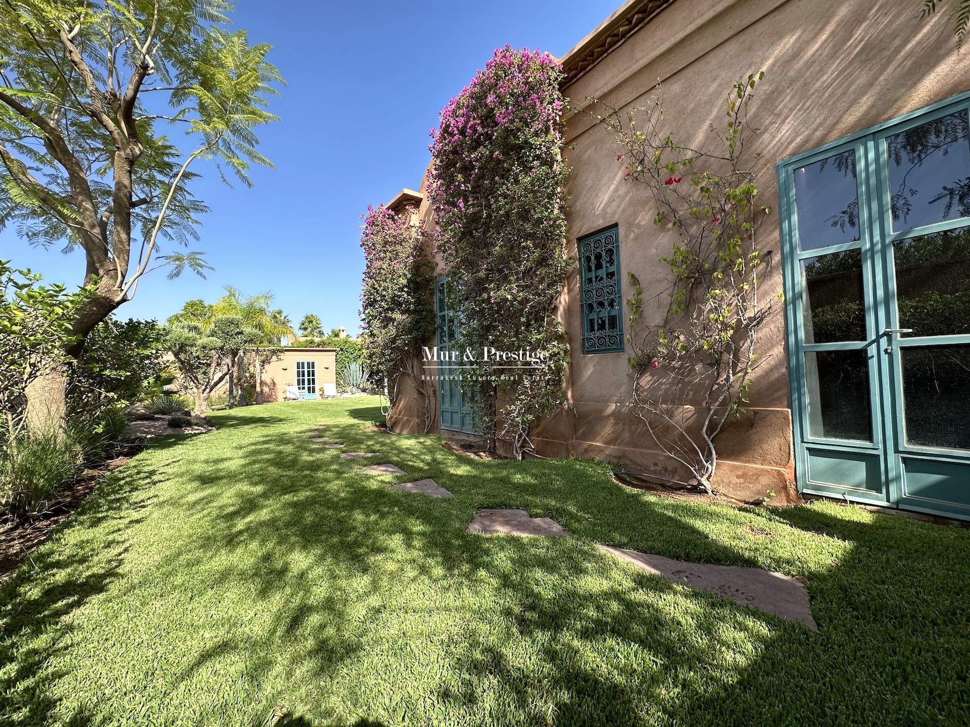 Villa Charles Boccara en vente à Marrakech - Agence Immobilière 