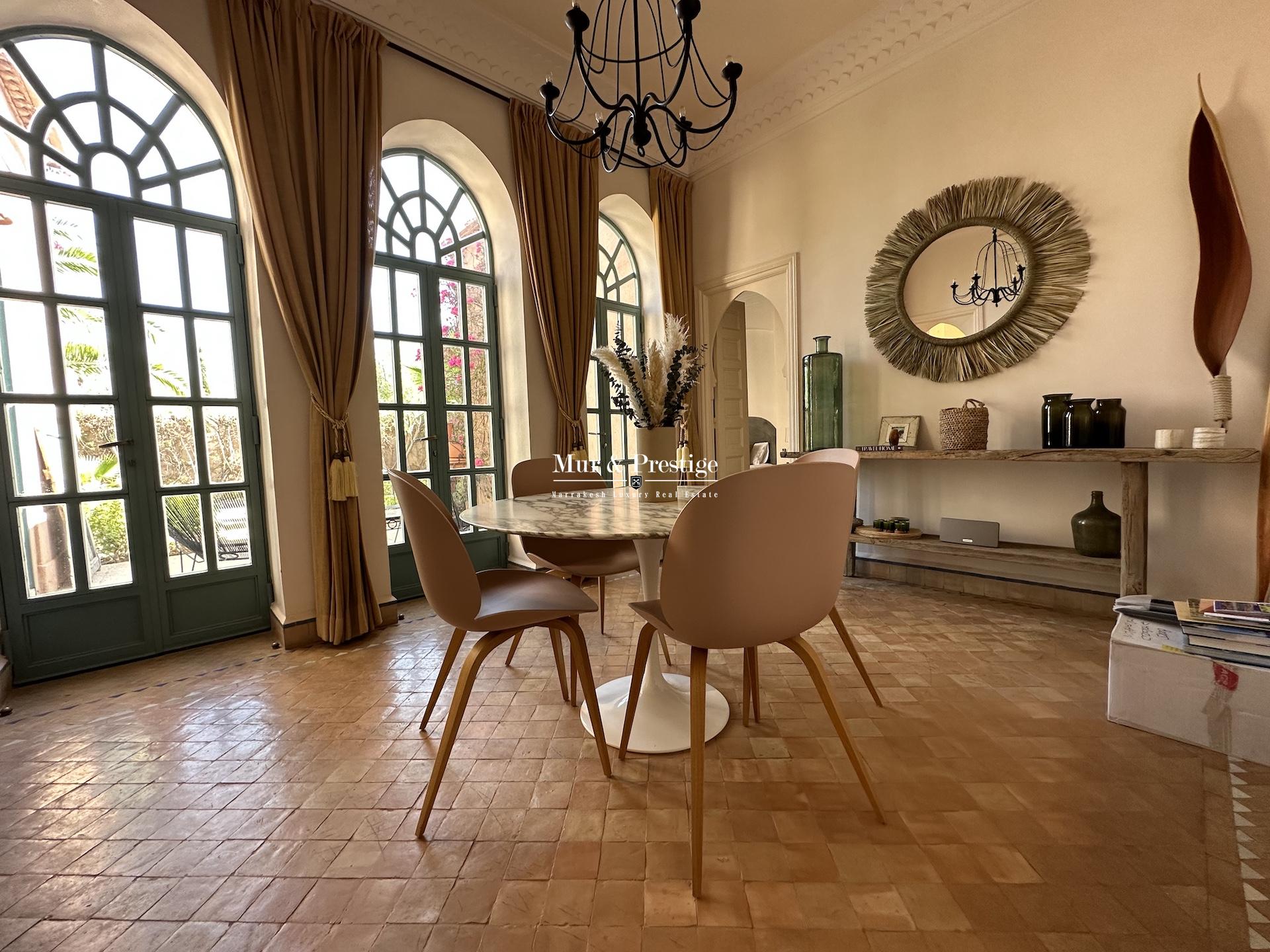 Villa Charles Boccara en vente à Marrakech - Agence Immobilière 