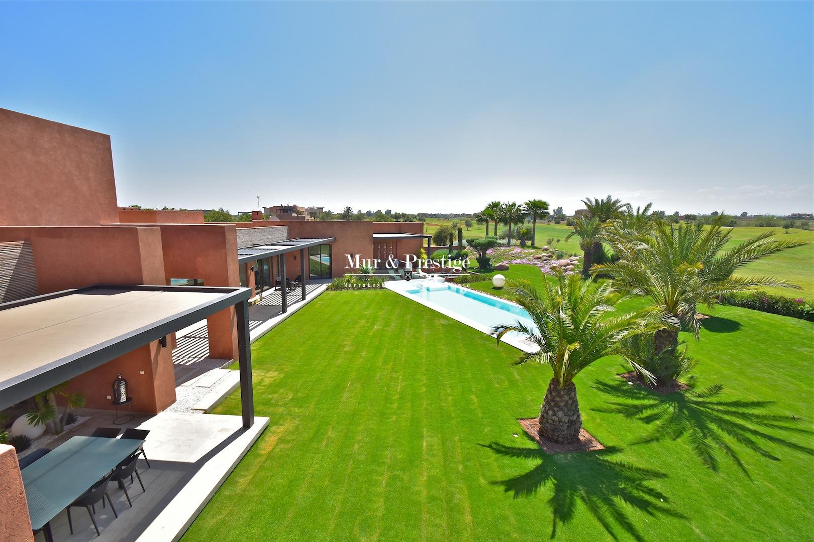 Villa front de golf à vendre à Marrakech 