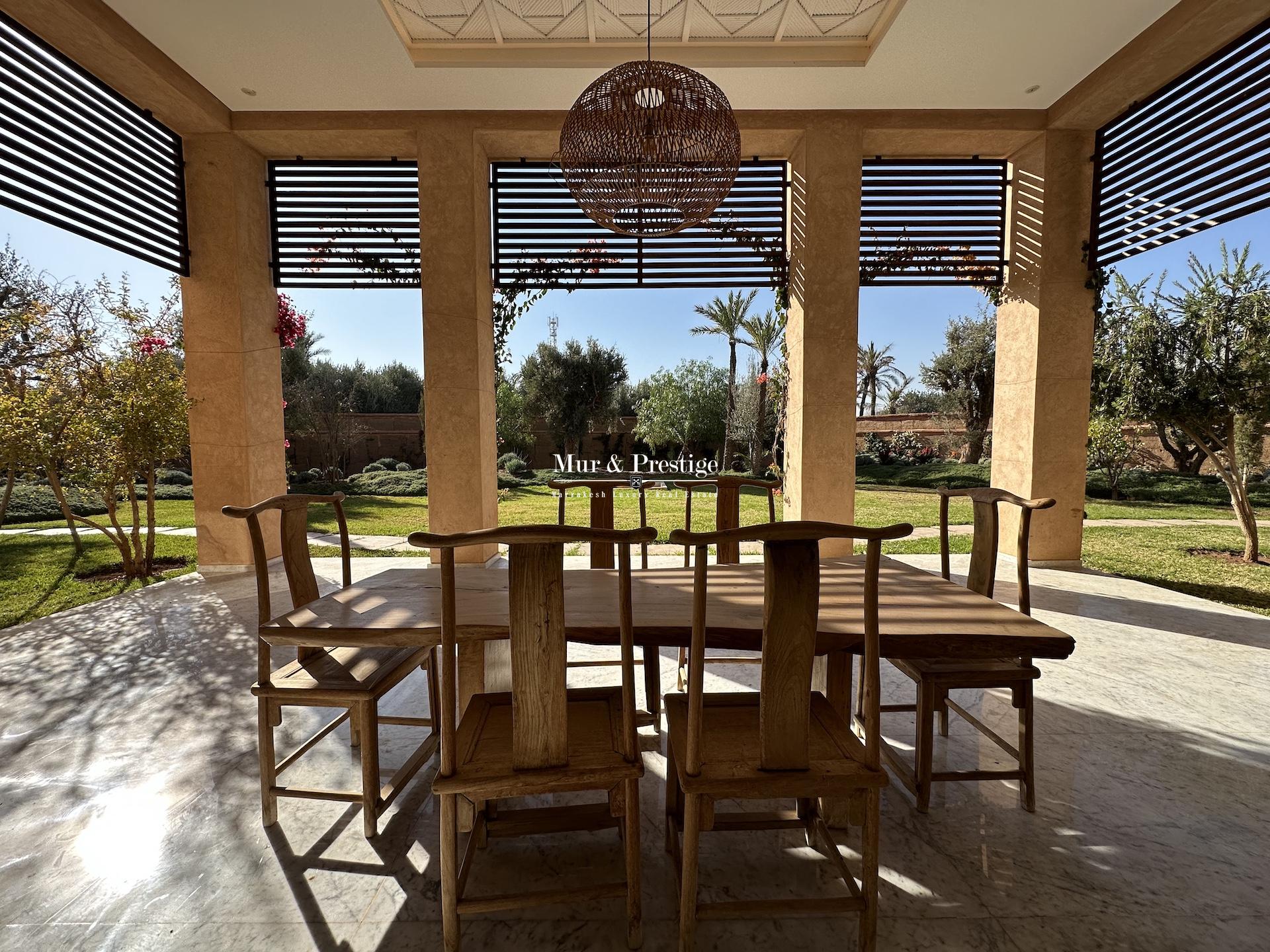 Maison neuve à vendre dans la Palmeraie de Marrakech  