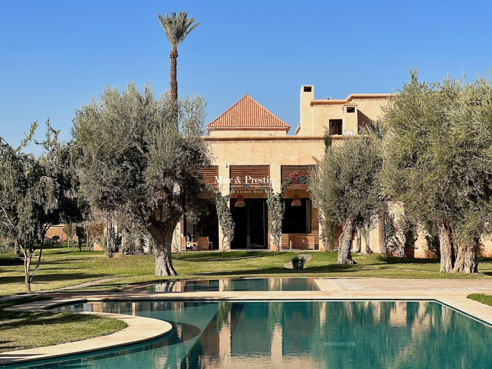 Maison neuve à vendre dans la Palmeraie de Marrakech  