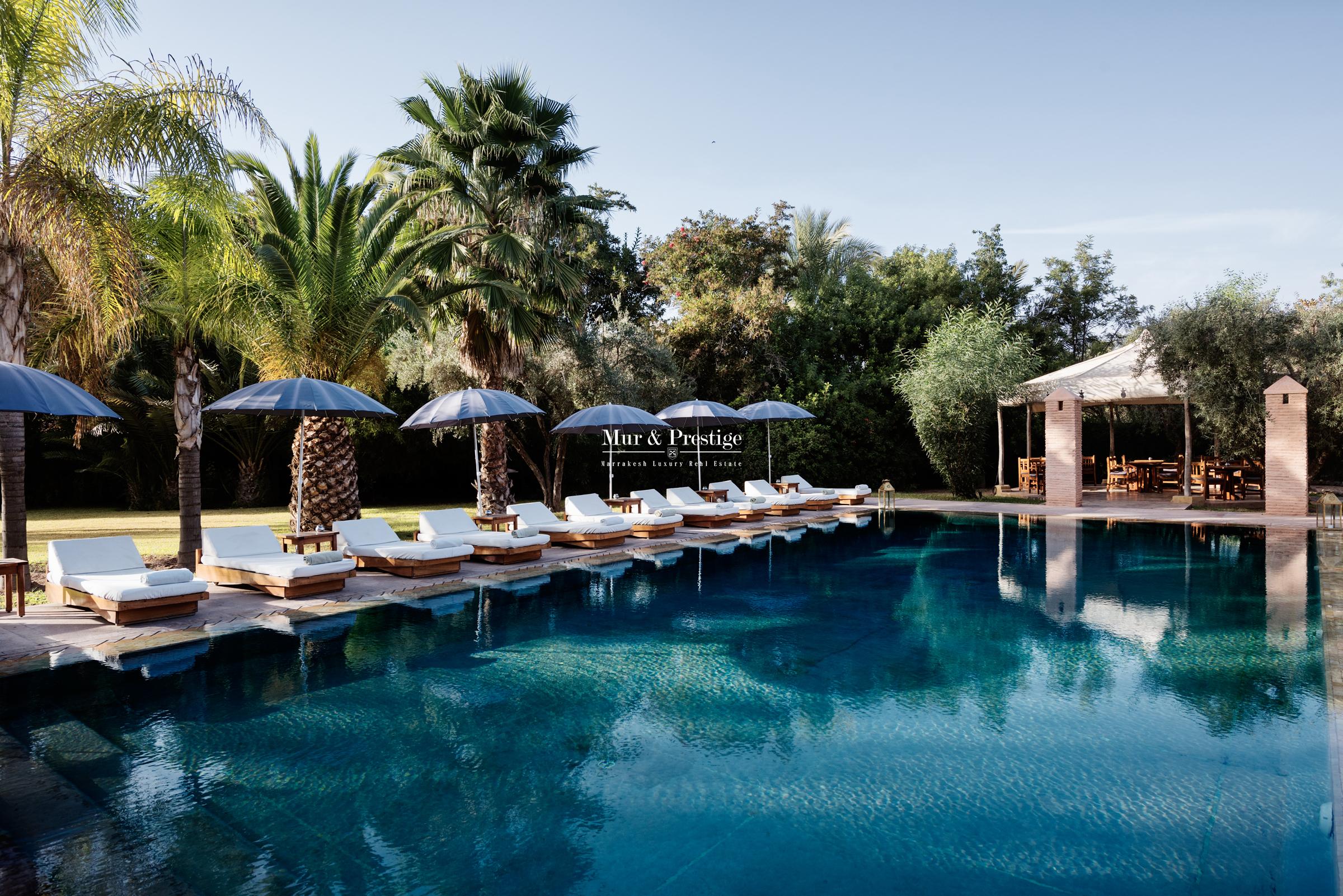 Villa à vendre au cœur de la Palmeraie à Marrakech 