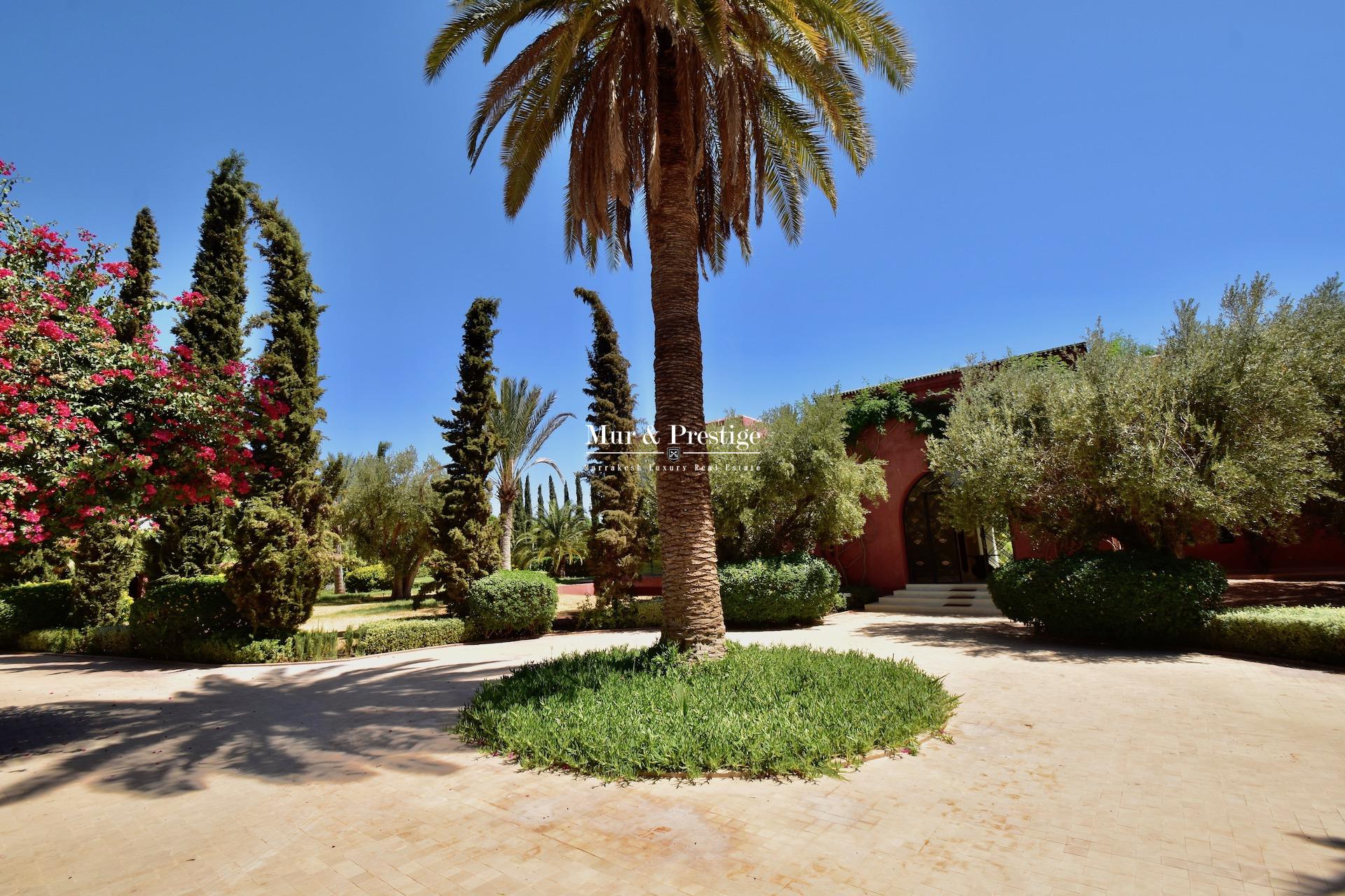 Palais de 1 hectare à vendre sur Golf à Marrakech