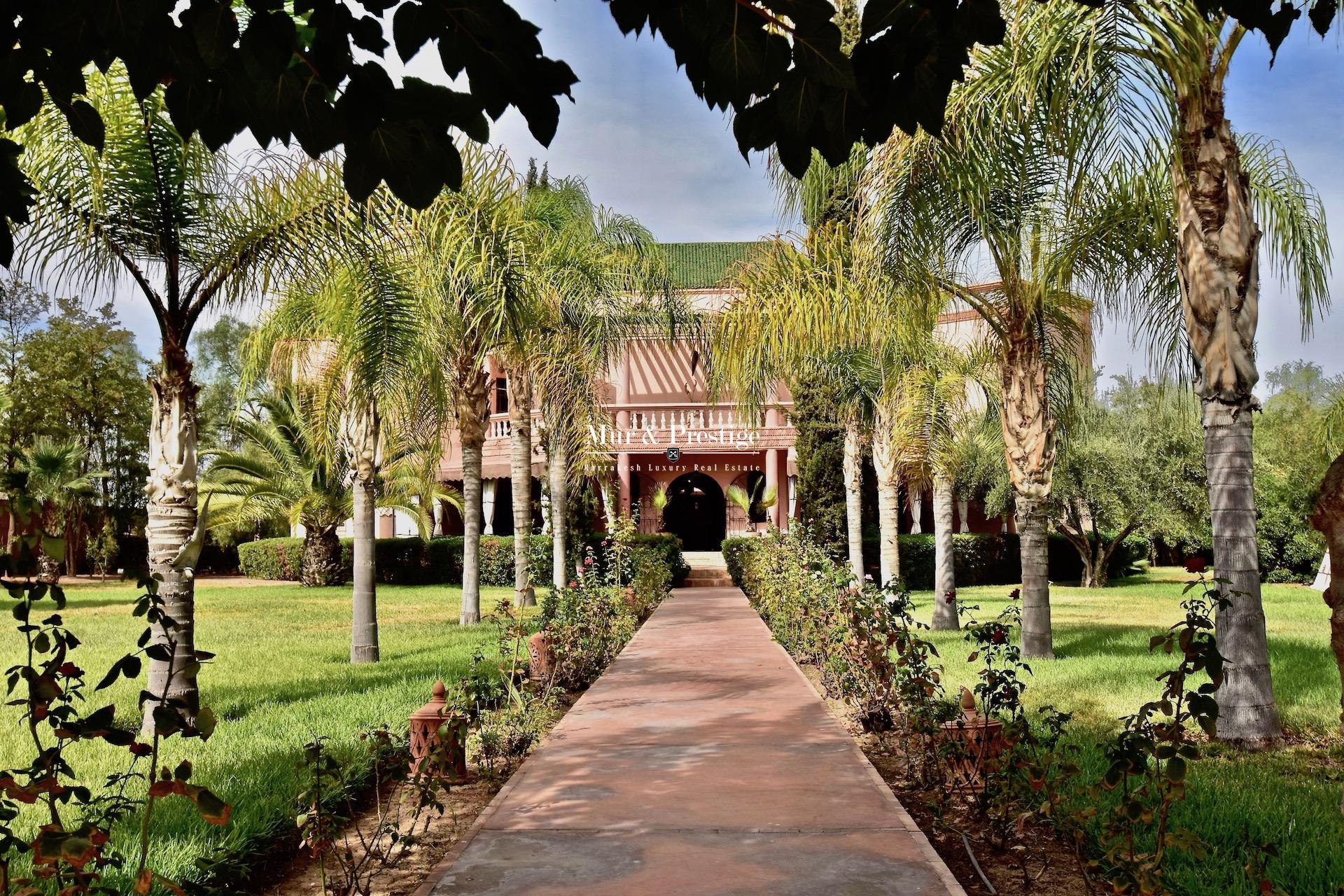 Maison au charme Marocain à vendre à proximité de l’école Américaine