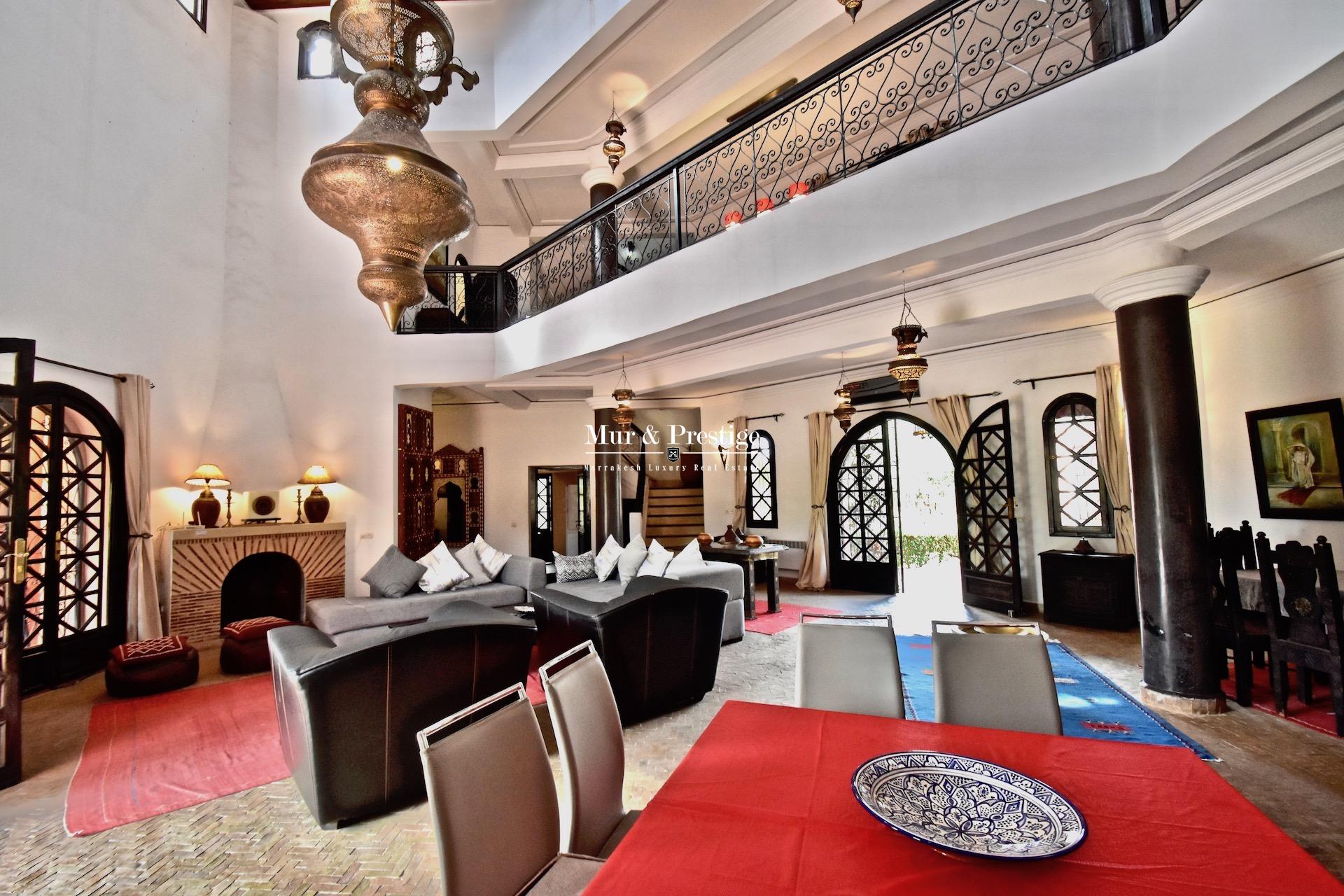 Maison au charme Marocain à vendre à proximité de l’école Américaine