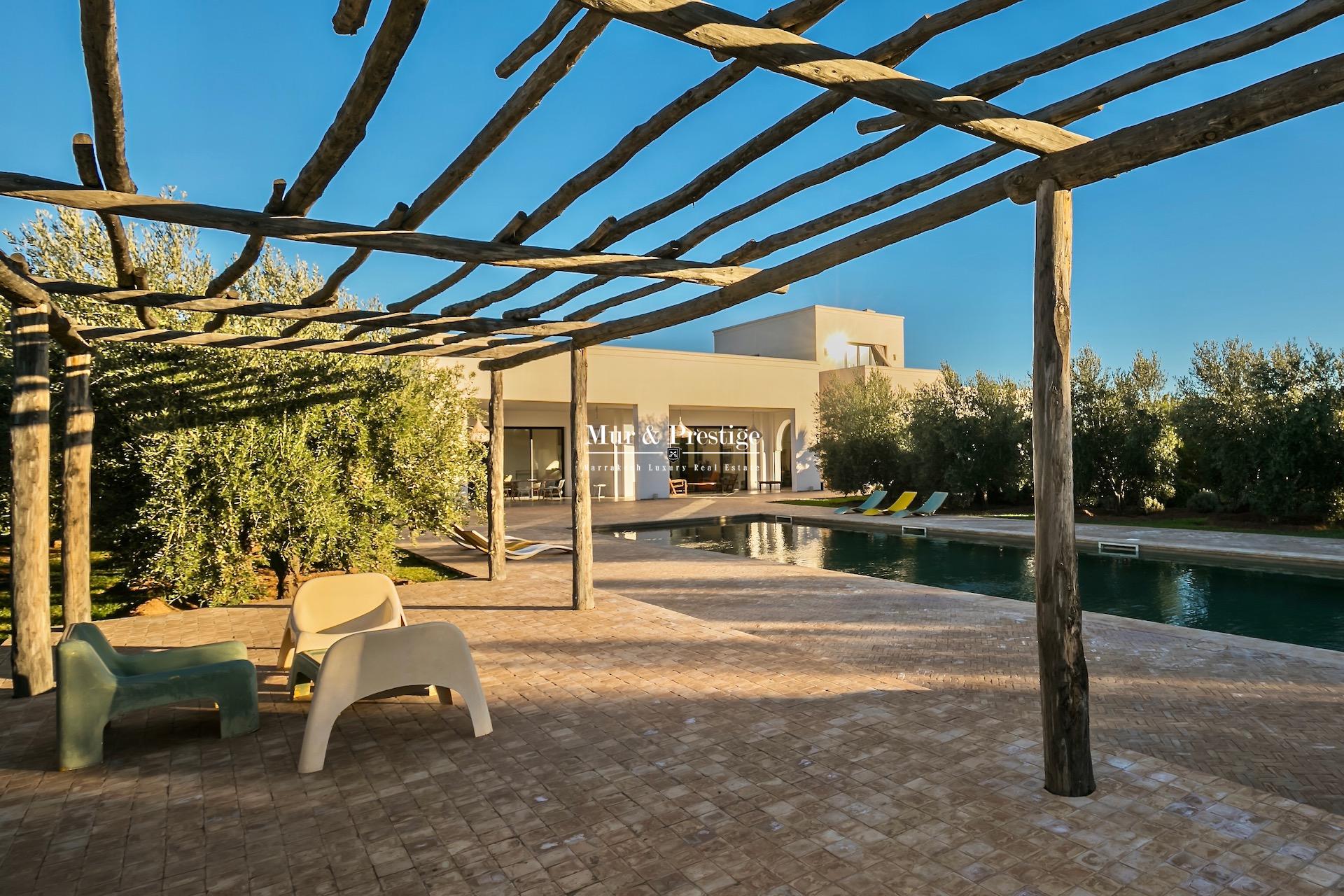 Achat Villa Luxe Marrakech – Vue époustouflante sur l’atlas