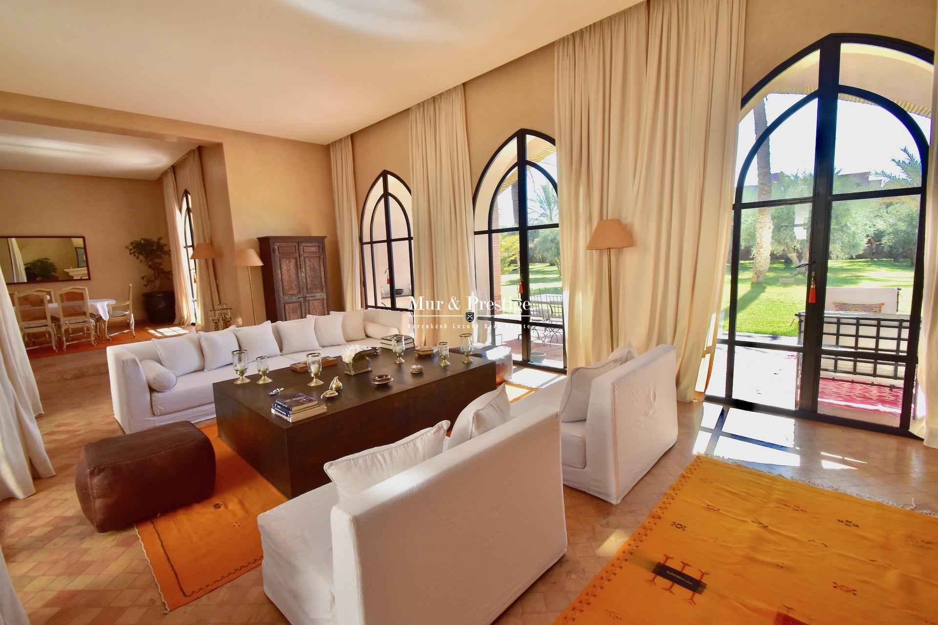 Maison  à louer proche du Fairmont Royal Palm à Marrakech - Agence Immobilière