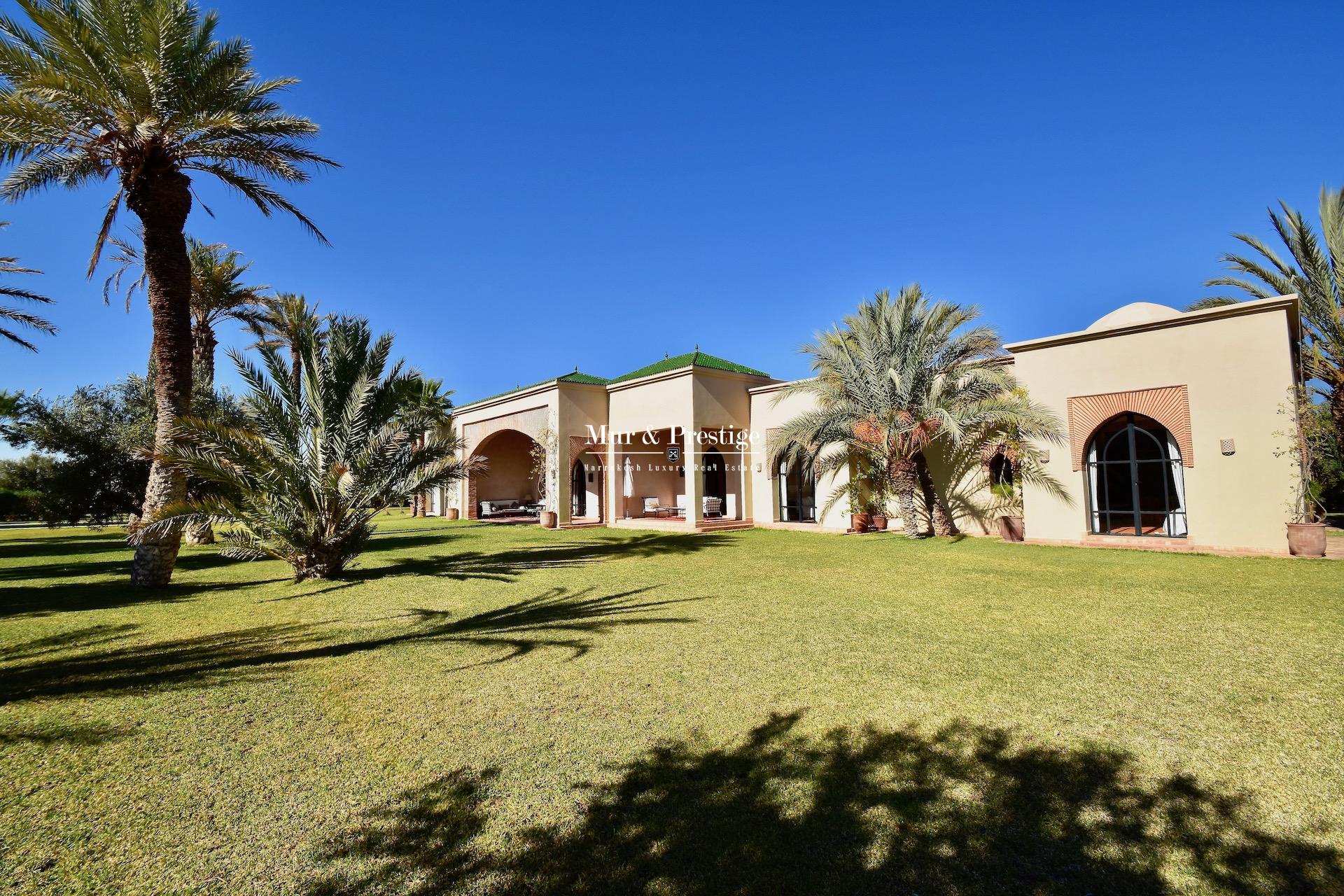 Maison  à louer proche du Fairmont Royal Palm à Marrakech - Agence Immobilière