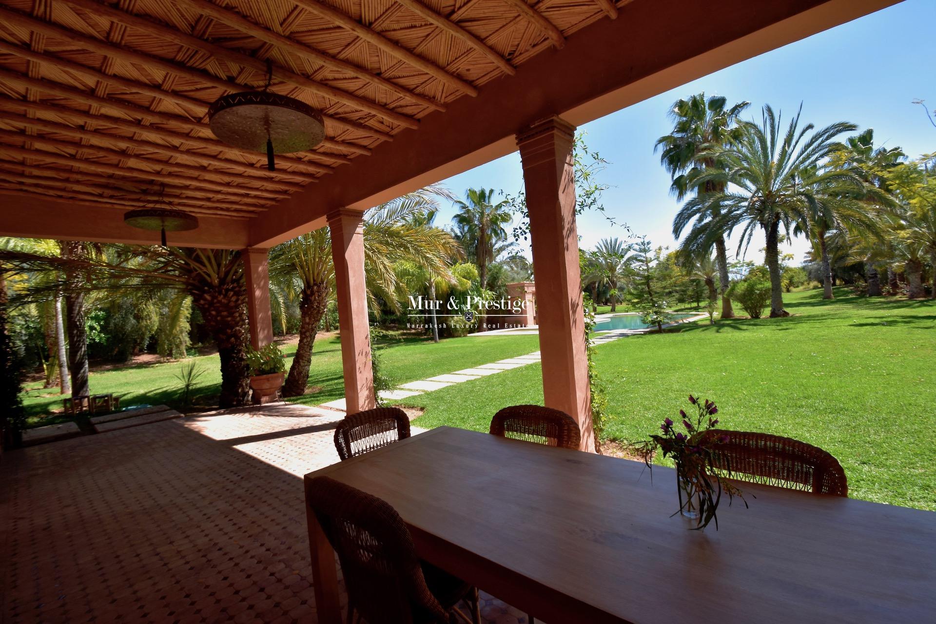 Agence immobilière à Marrakech – Maison en vente sur la route de l’Ourika