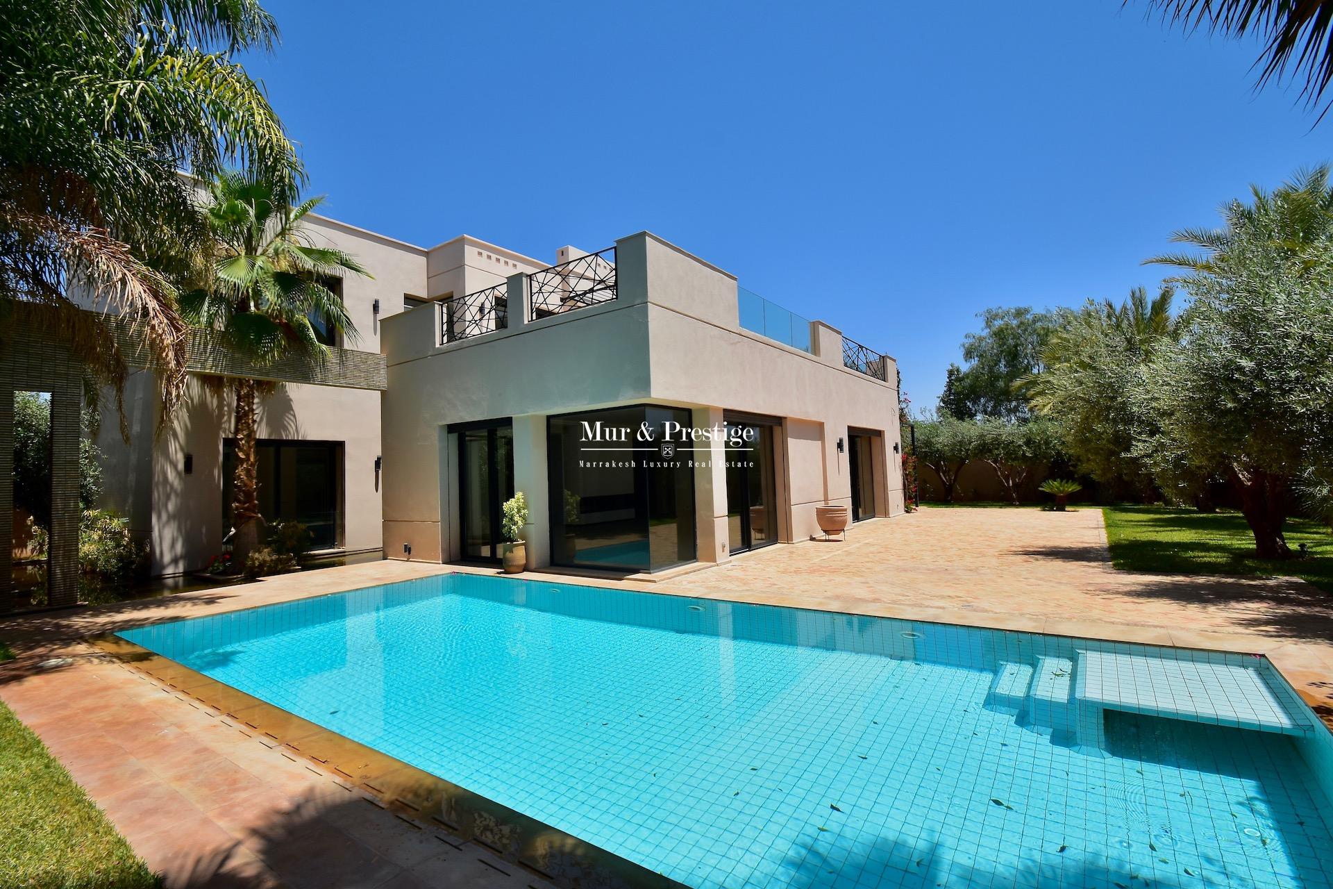 Agence Immobilière Marrakech – Maison proche des Golfs à Vendre
