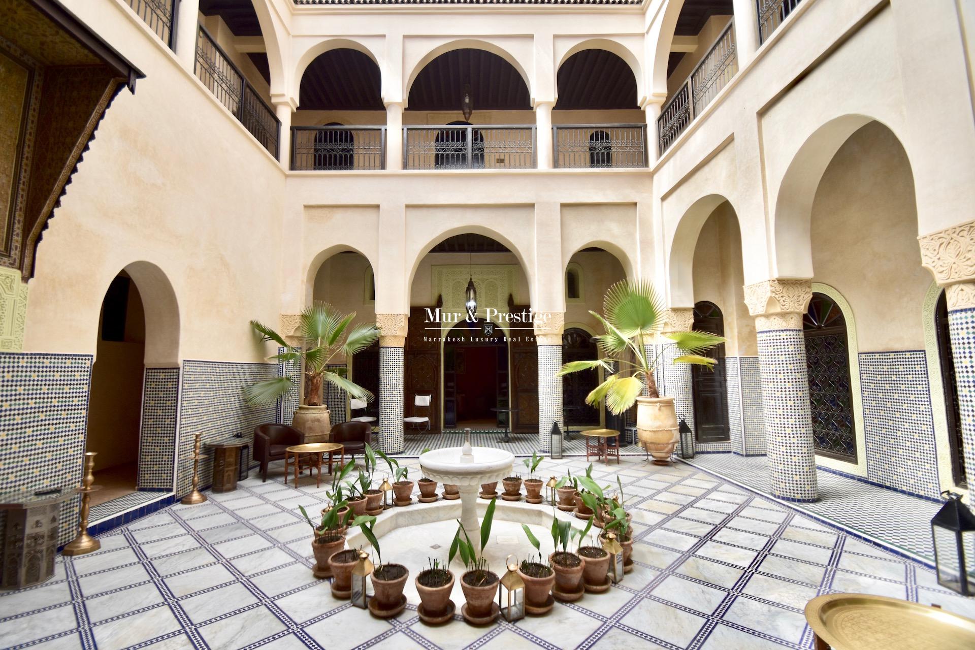 Riad de caractère à vendre à Marrakech - Agence Immobilière