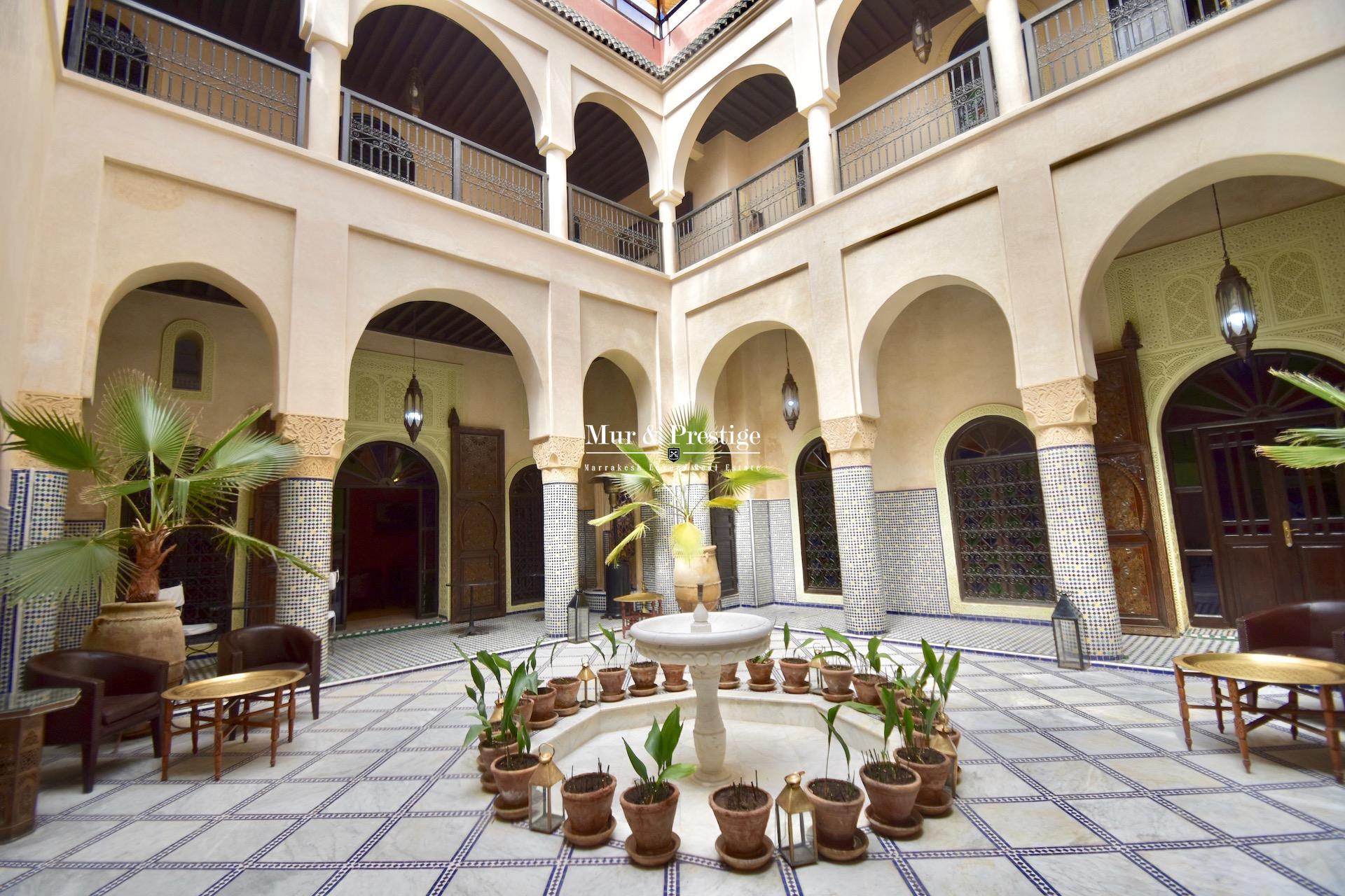 Riad de caractère à vendre à Marrakech - Agence Immobilière