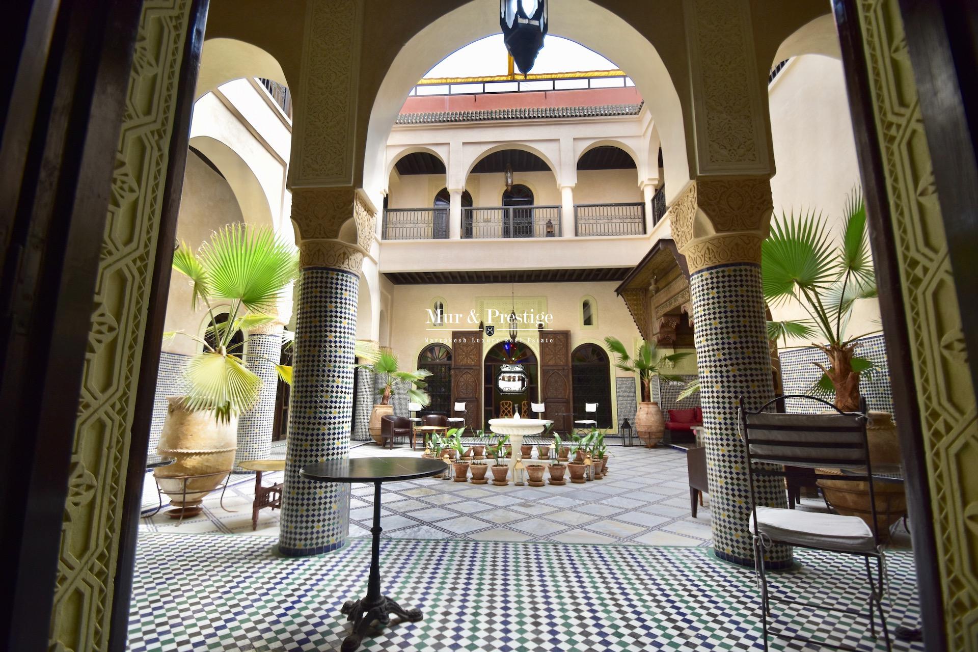 Riad de caractère à vendre à Marrakech - Agence Immobilière