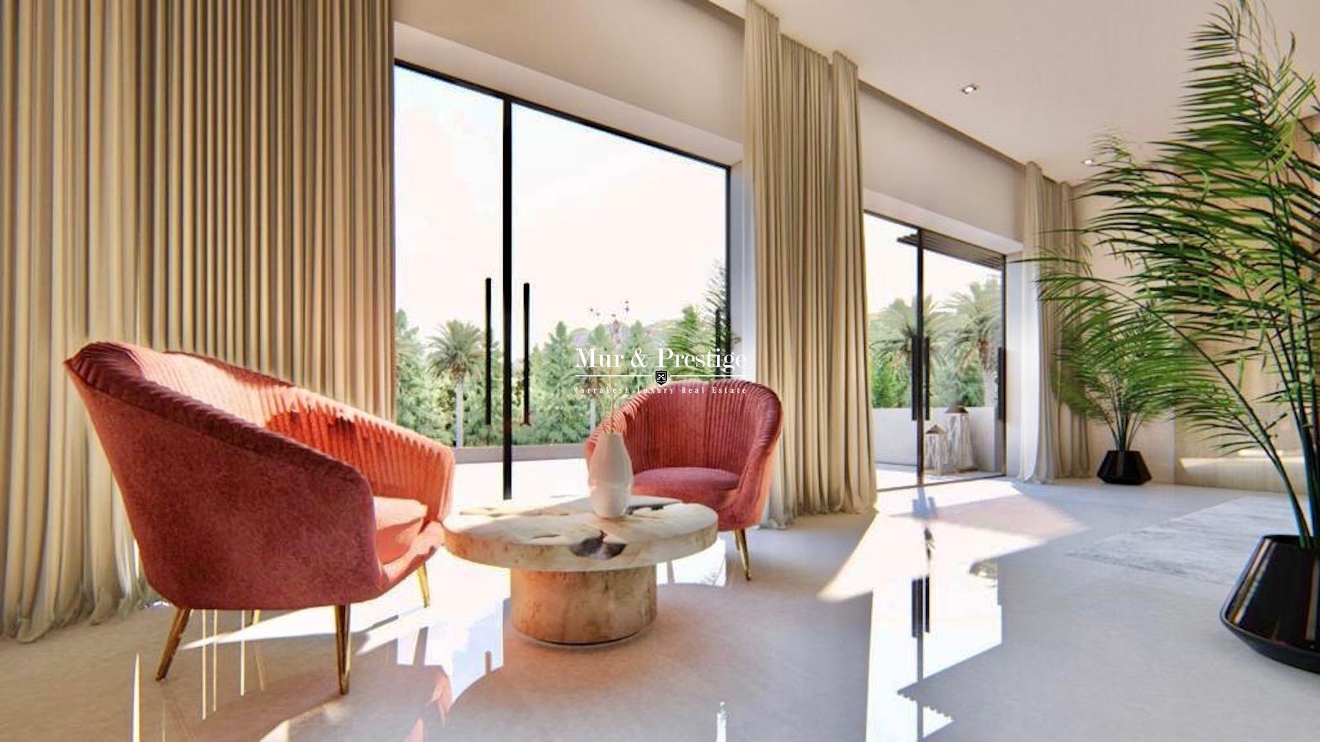 Agence immobilière Marrakech : Maison moderne à vendre sur la route de l’Ourika