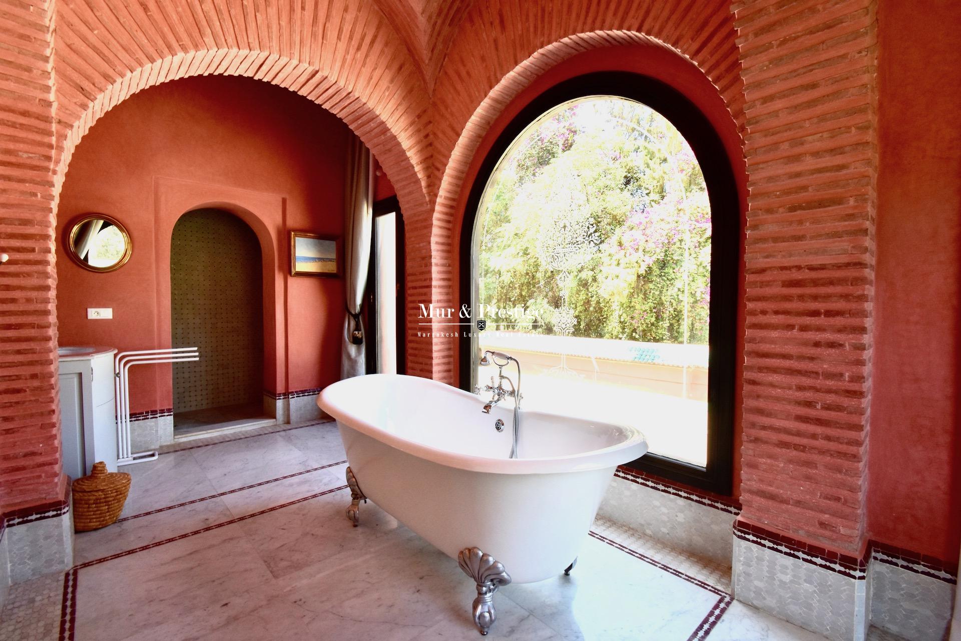 Agence Immobilière - Maison à vendre à la palmeraie Marrakech 