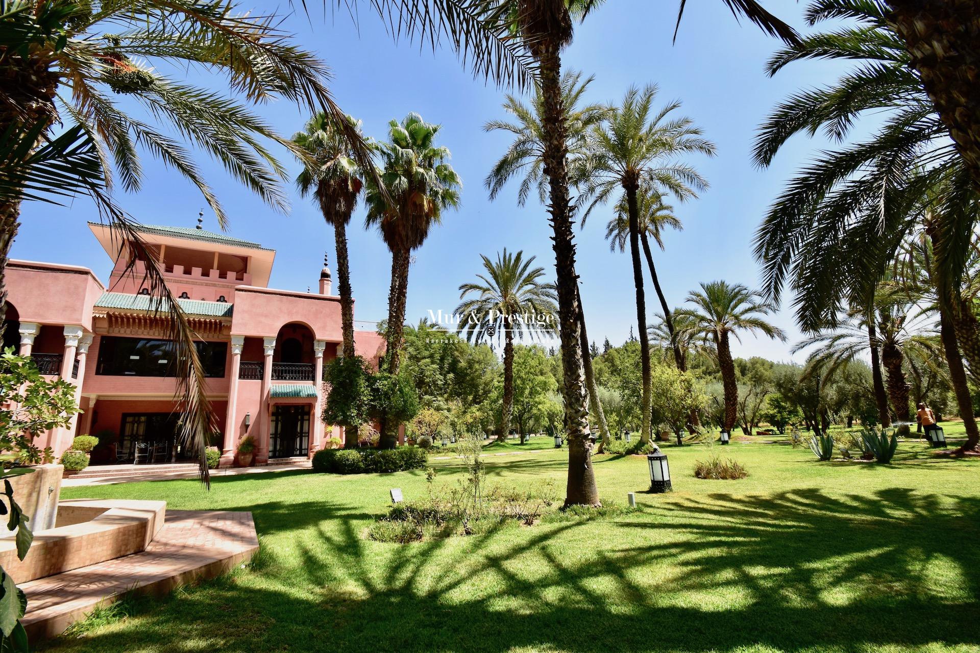 Maison à vendre à la palmeraie Marrakech 